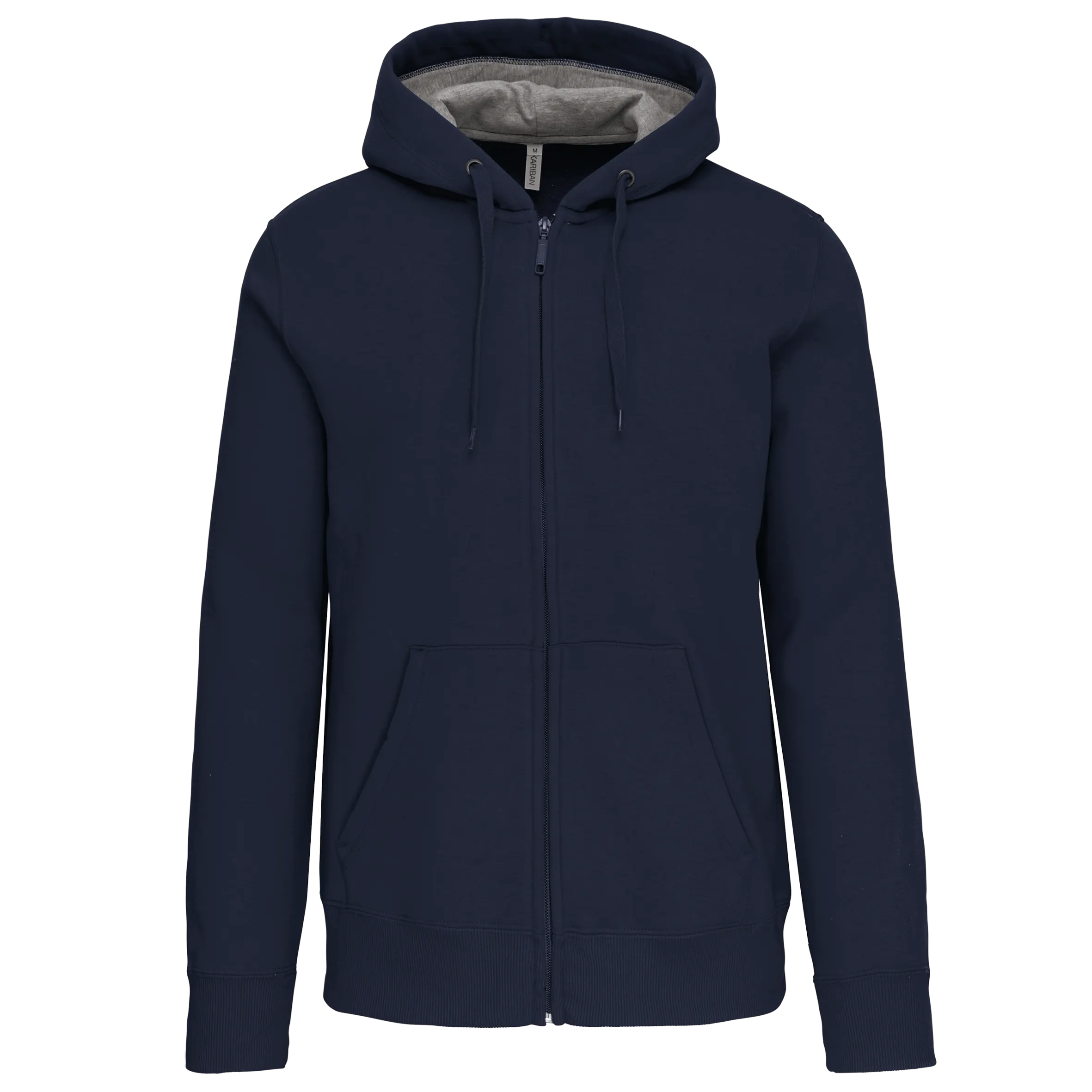 Sudadera capucha y cremallera