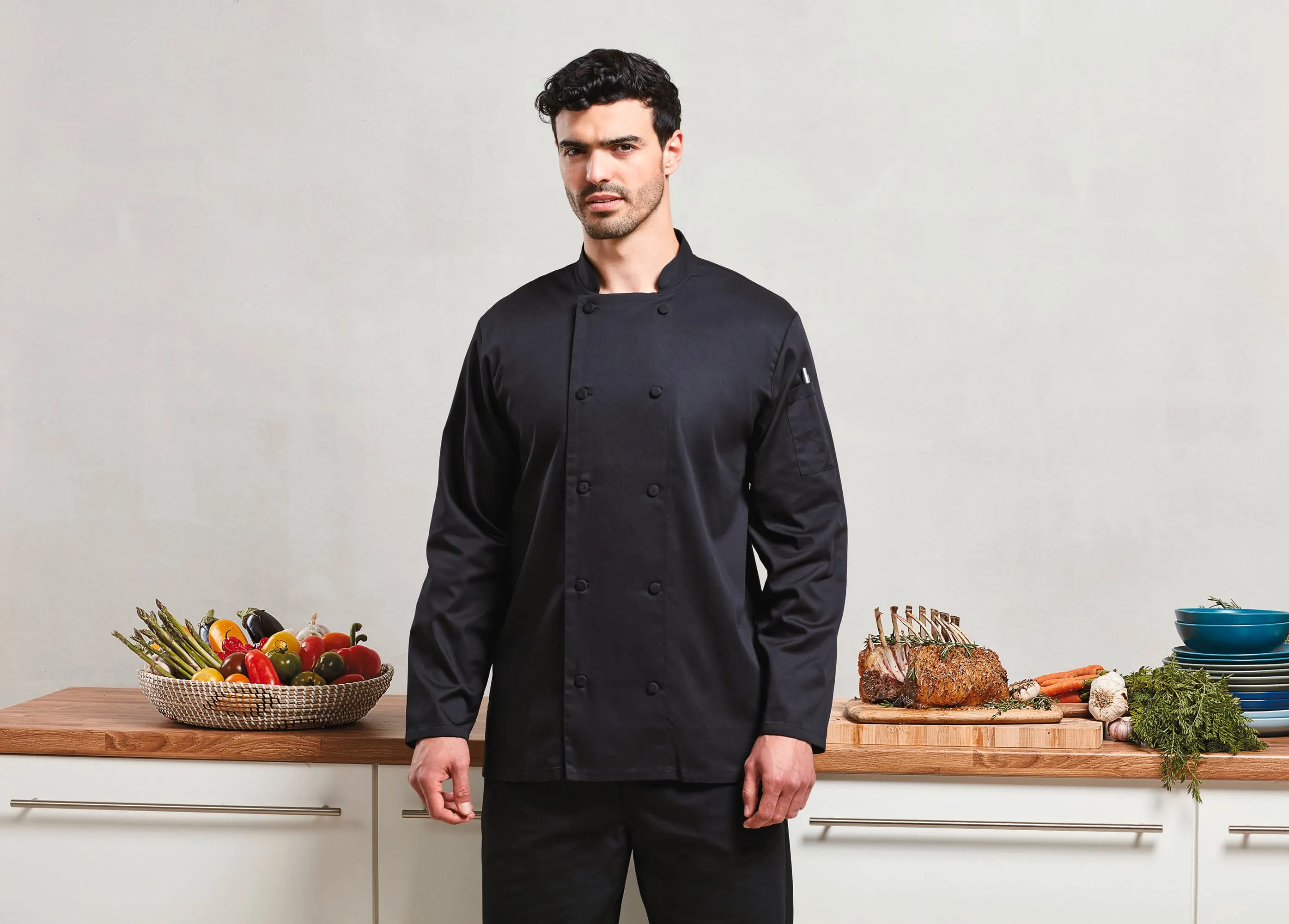Chaqueta de chef manga larga Coolchecker®