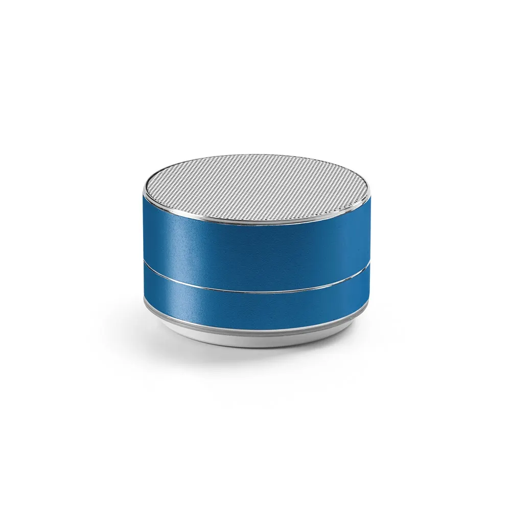 FLOREY. Altavoz portátil de 3W con 4h de autonomía, fabricado en aluminio reciclado (100% rAL) y ABS reciclado (100% rABS)