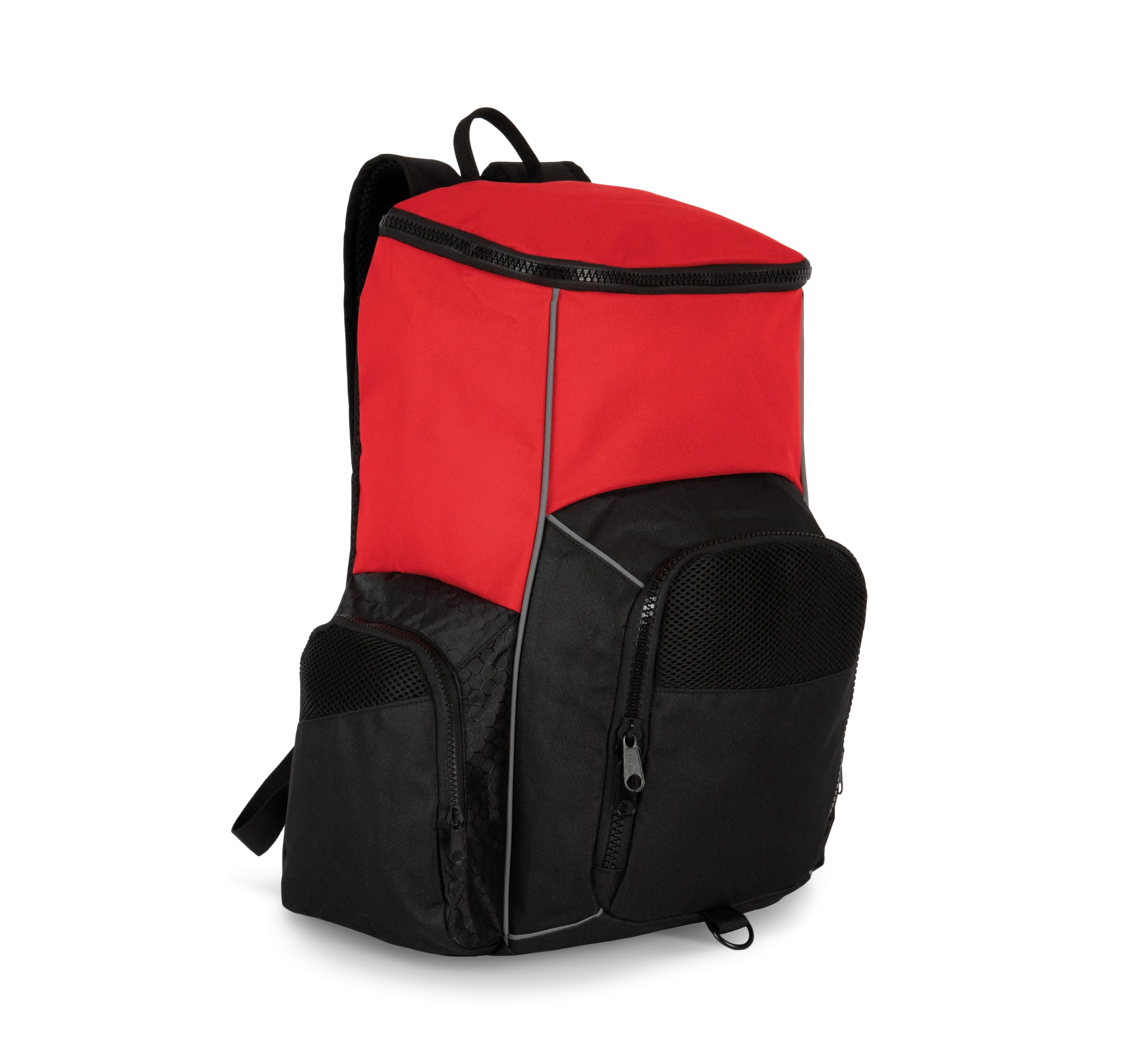 Mochila de deporte con portaobjetos confeccionada en material reciclado
