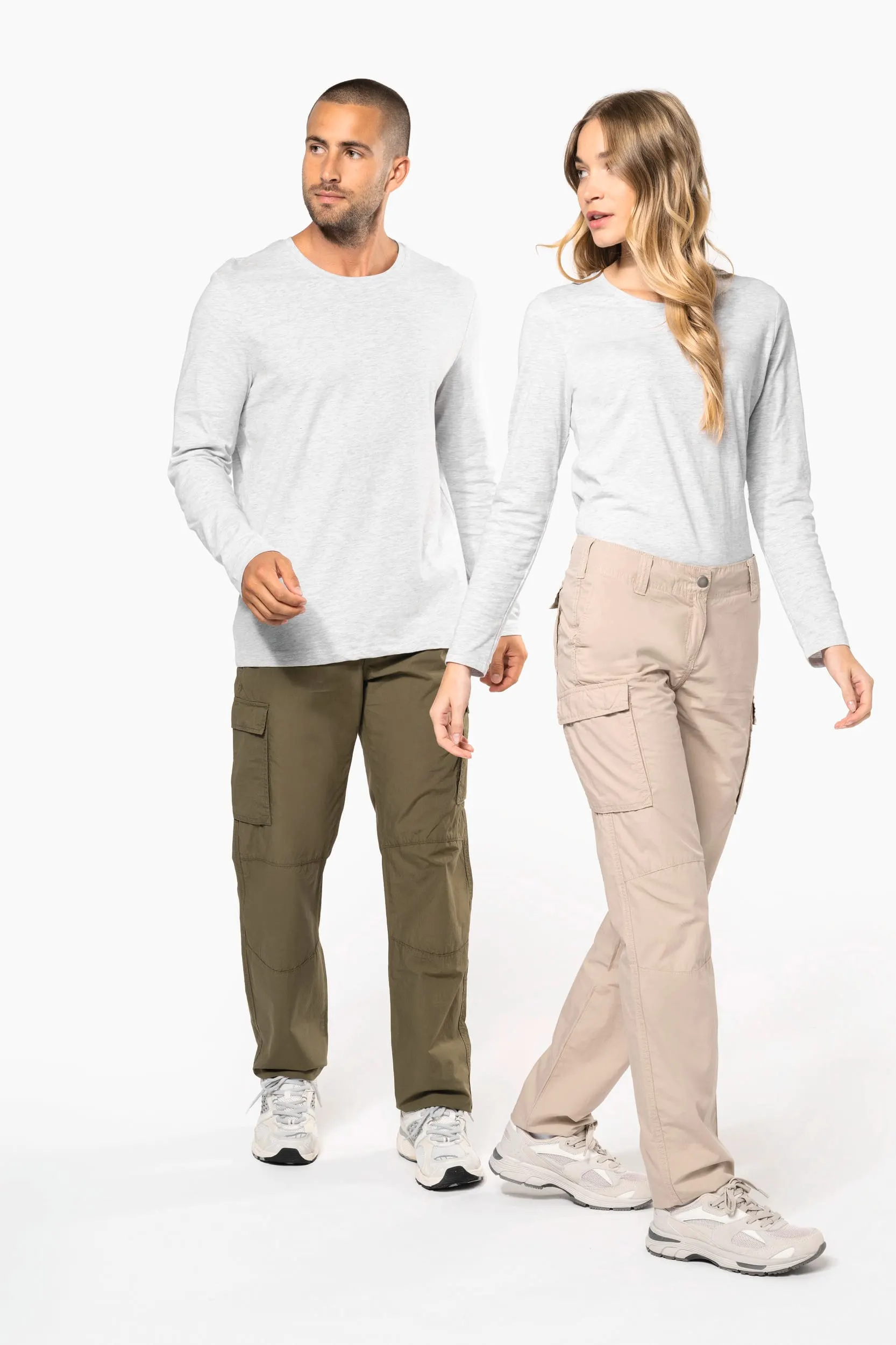 Pantalón ligero multibolsillos para mujer