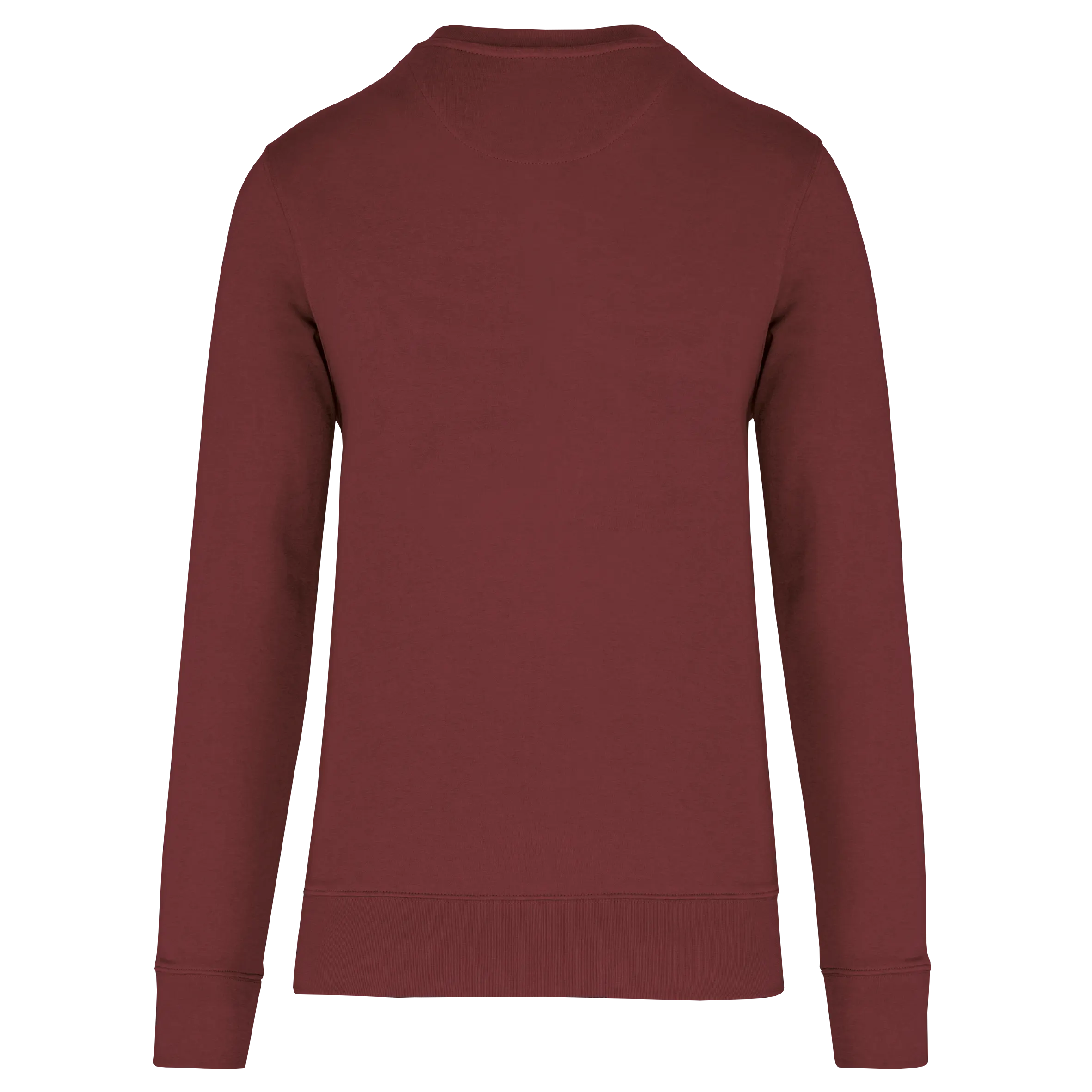Sudadera ecorresponsable de cuello redondo unisex