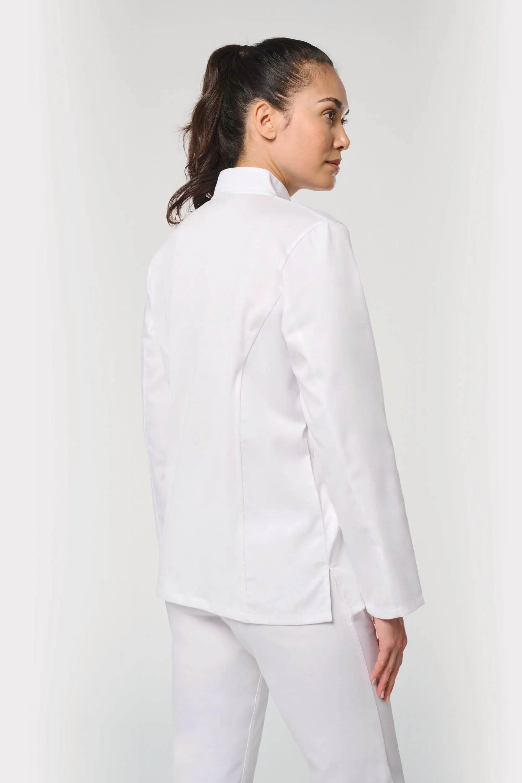 Chaqueta de cocina ecorresponsable y transpirable de manga larga unisex