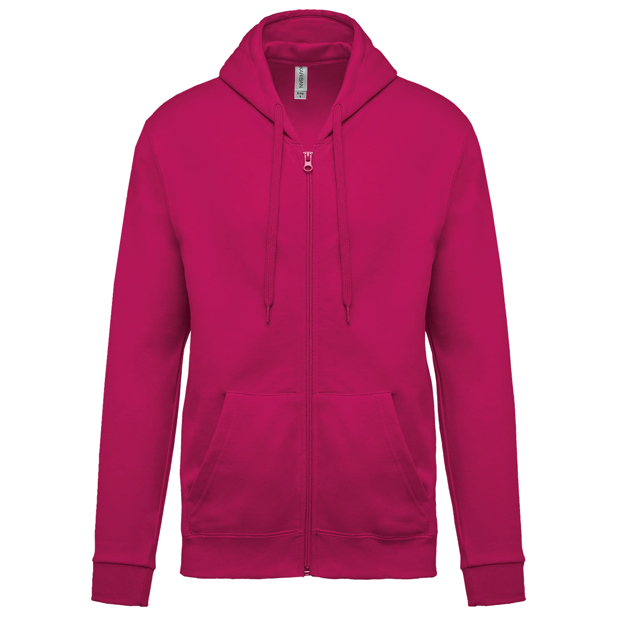 Sudadera capucha y cremallera unisex