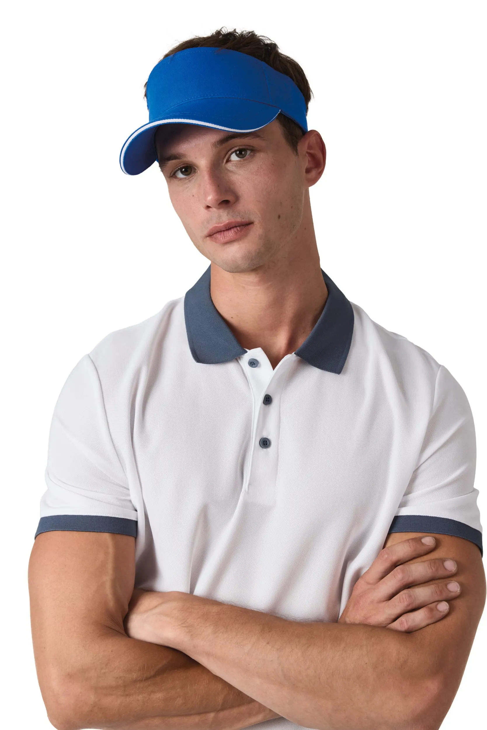 Visera deportiva de algodón