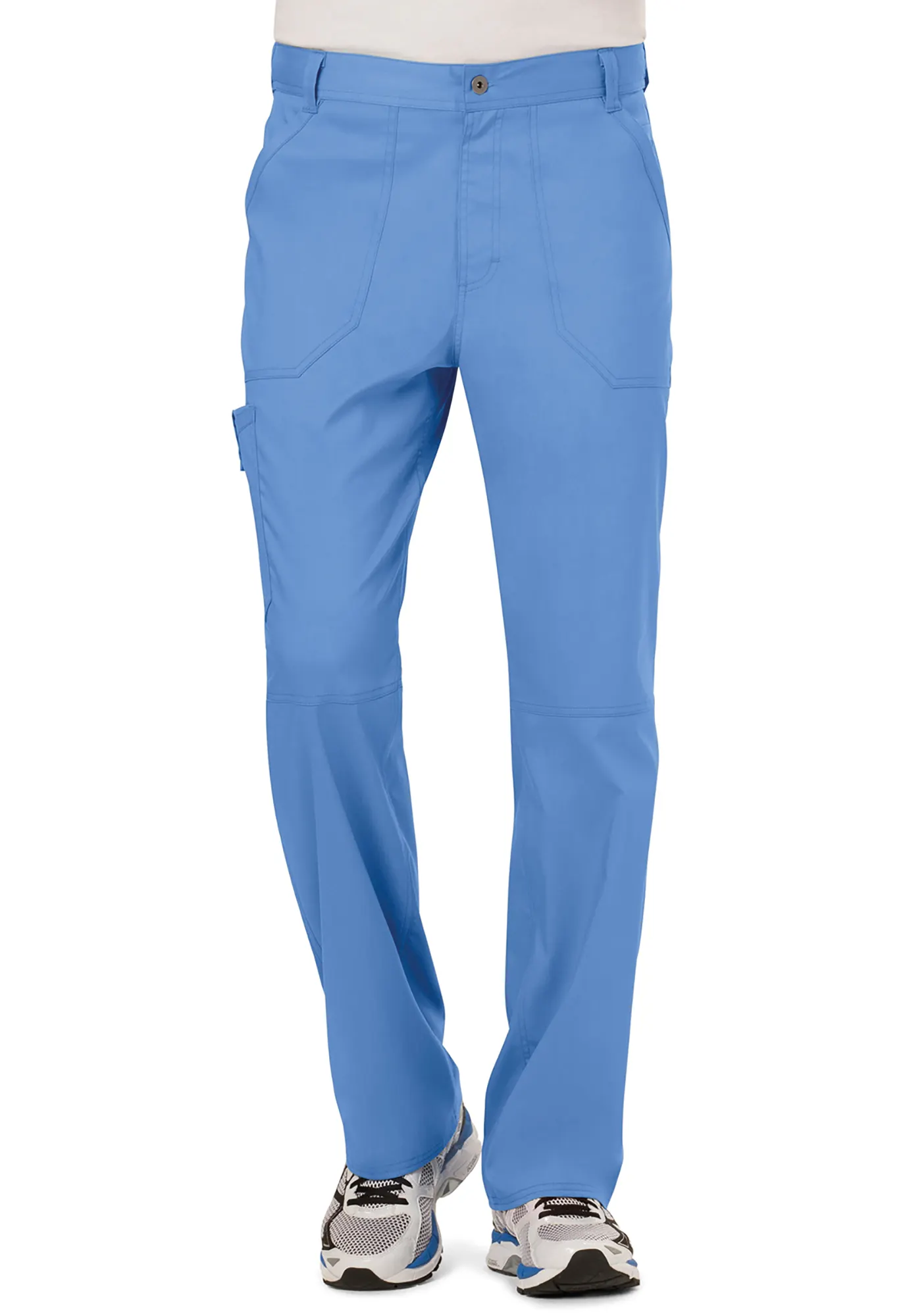 Pantalones tipo cargo con bragueta hombre