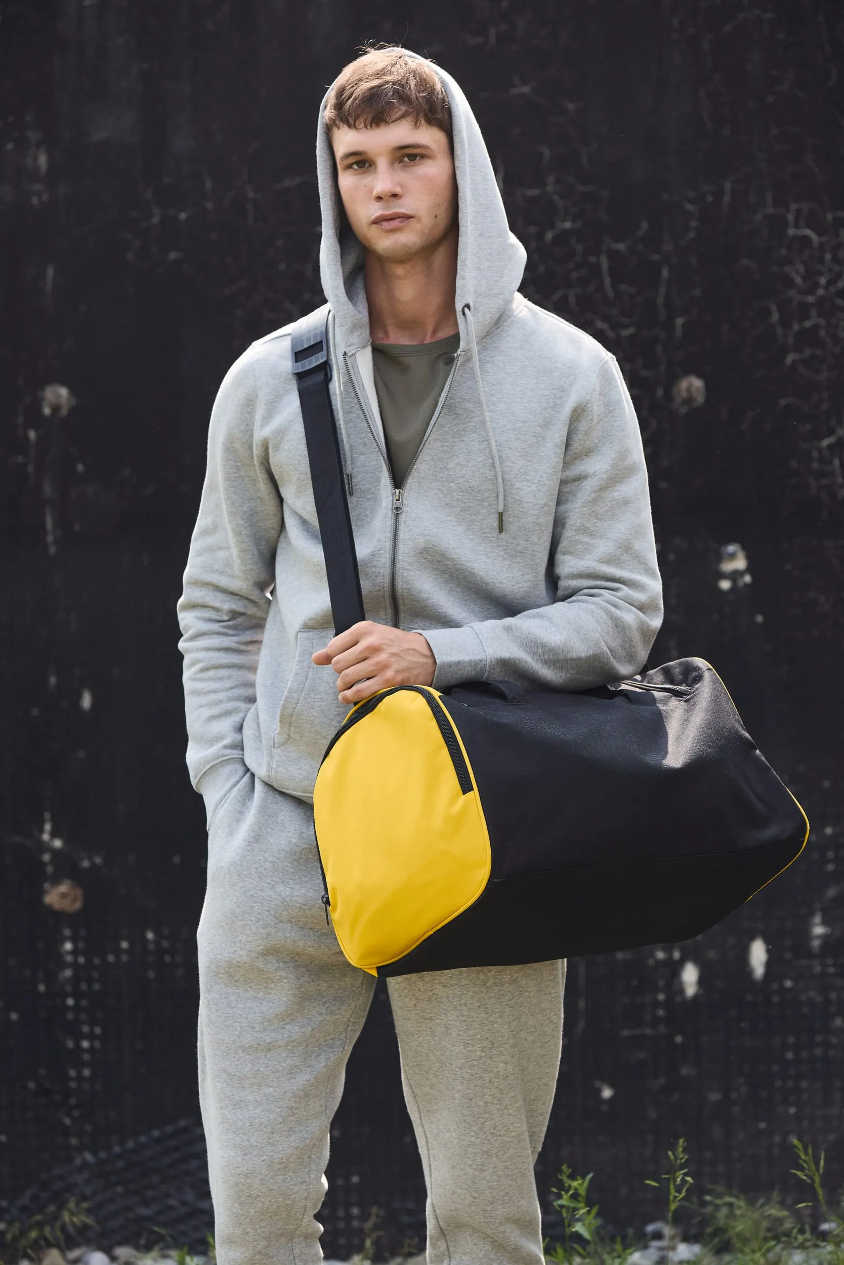 Bolsa de deporte bicolor