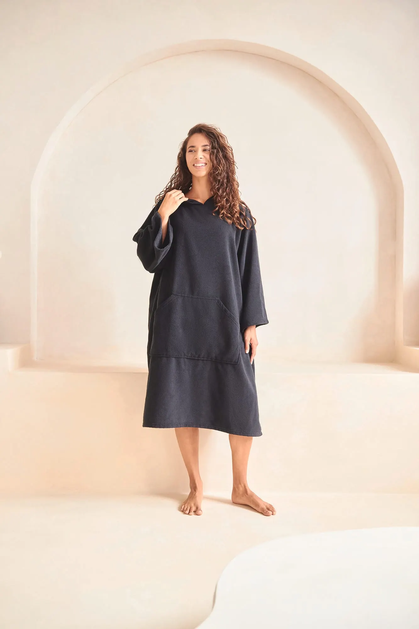 Poncho de rizo