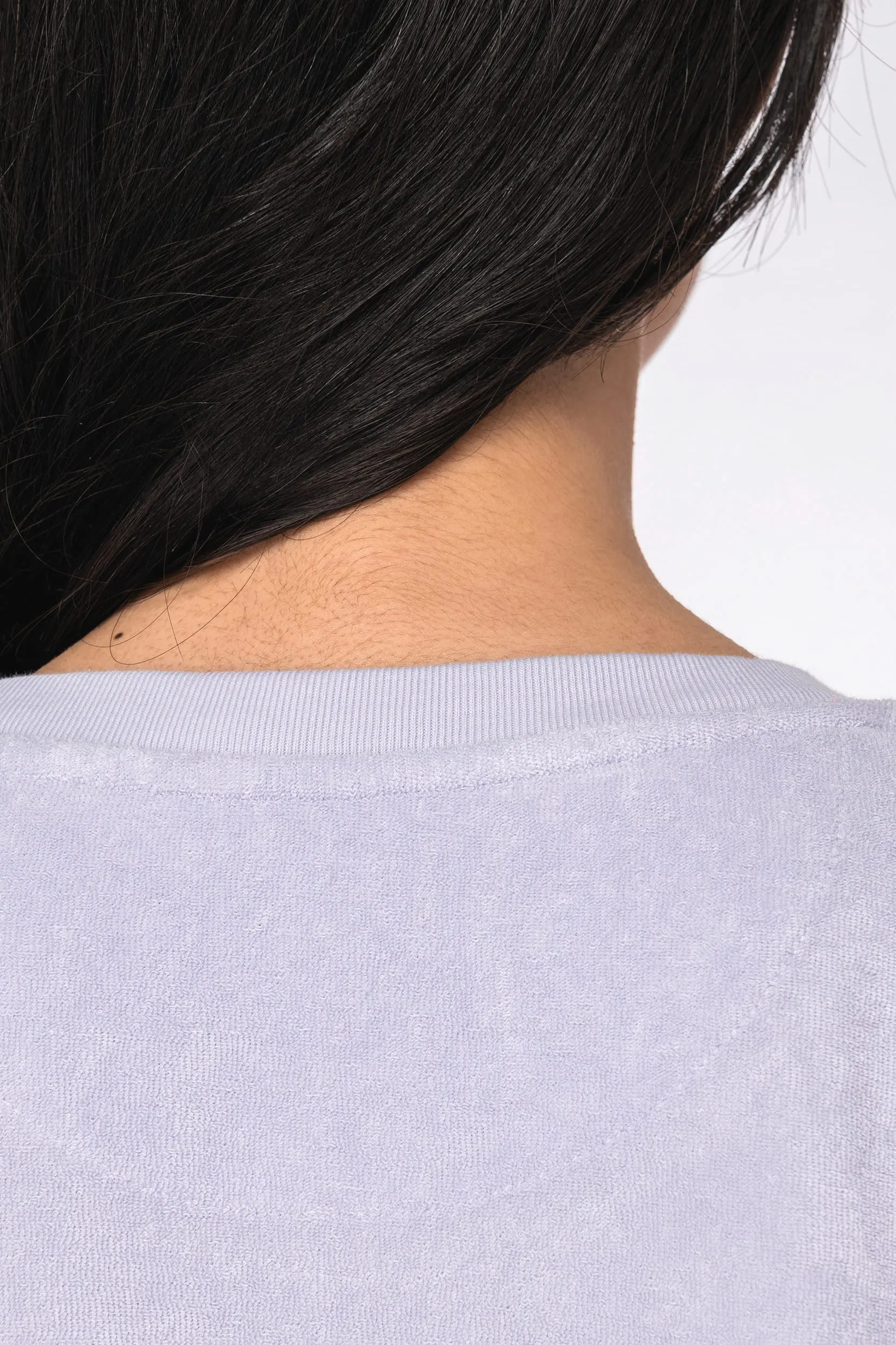 Sudadera ecorresponsable de rizo mujer