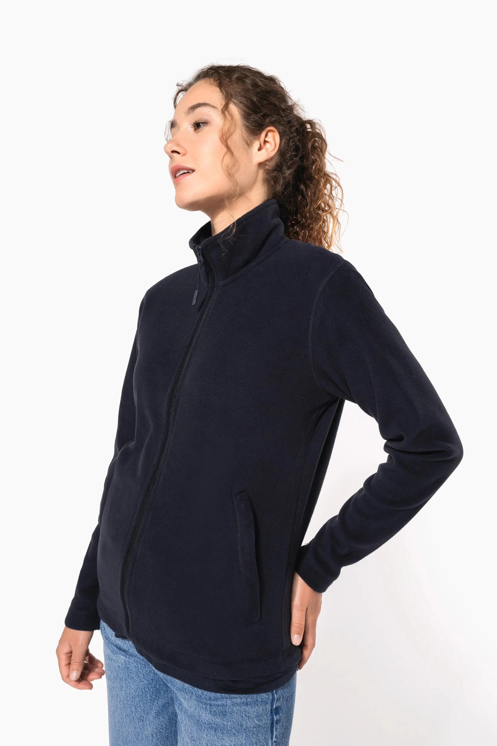 Chaqueta micropolar con cremallera unisex