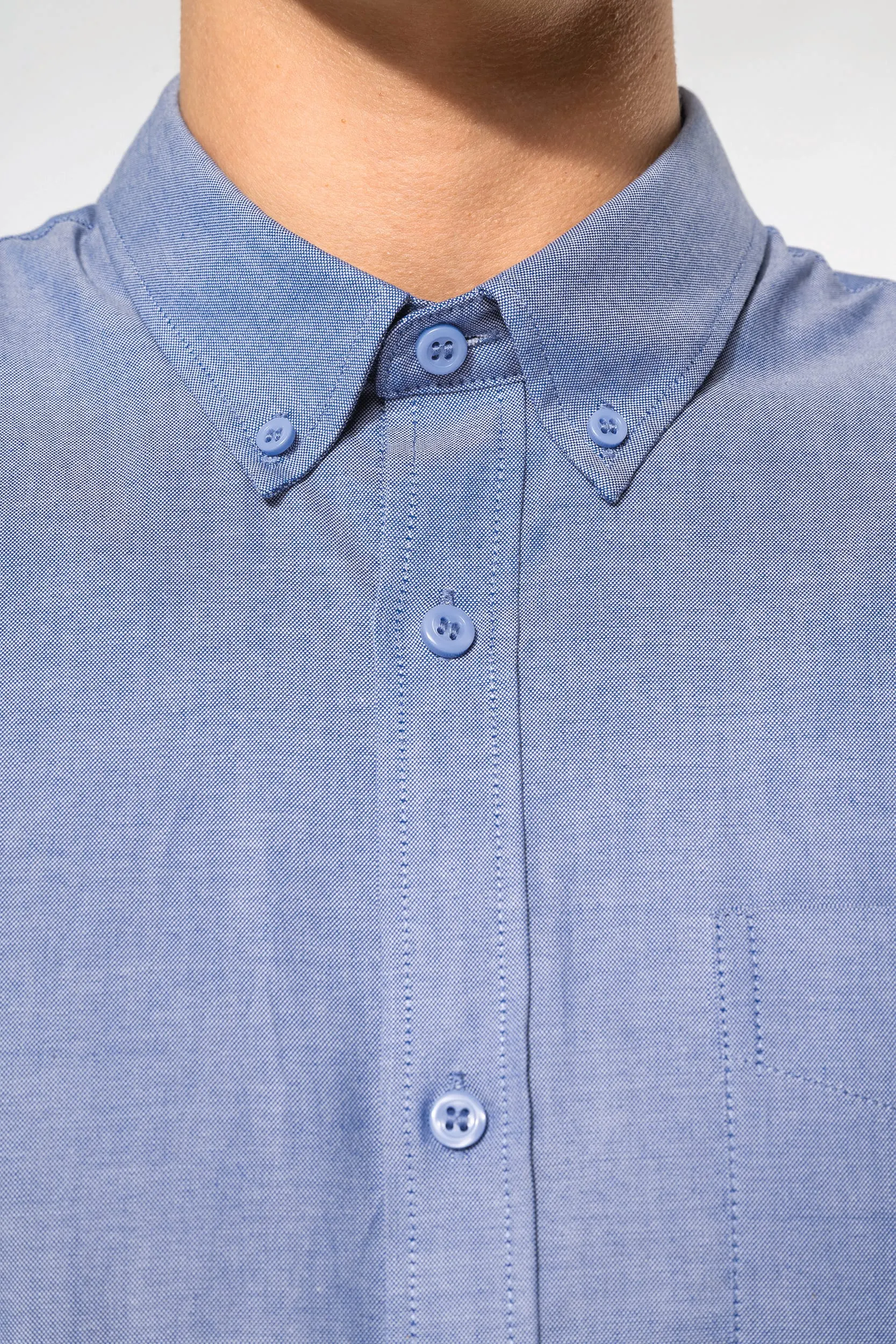 Camisa oxford manga larga hombre