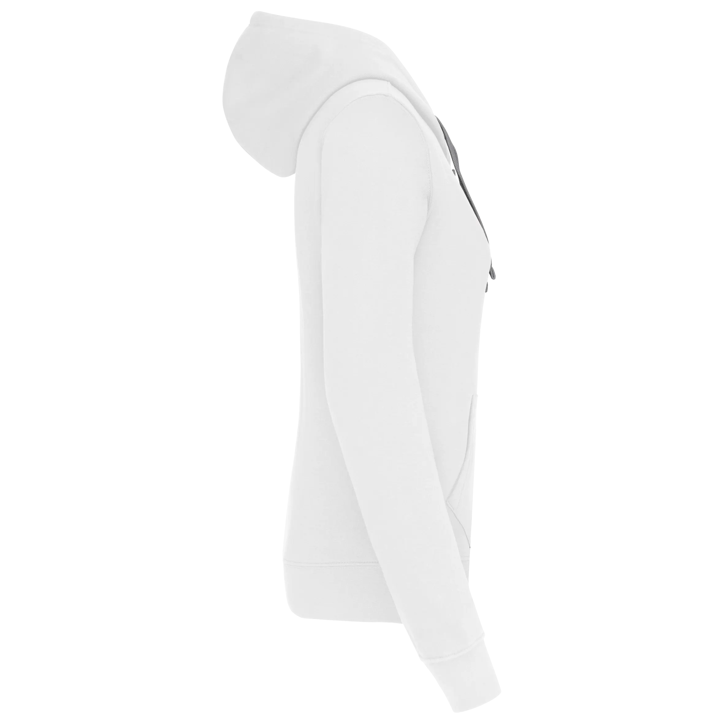 Sudadera capucha contrastada mujer