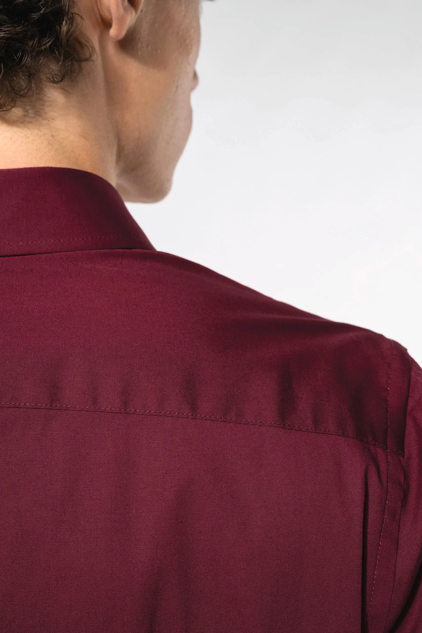 Camisa strech manga larga hombre
