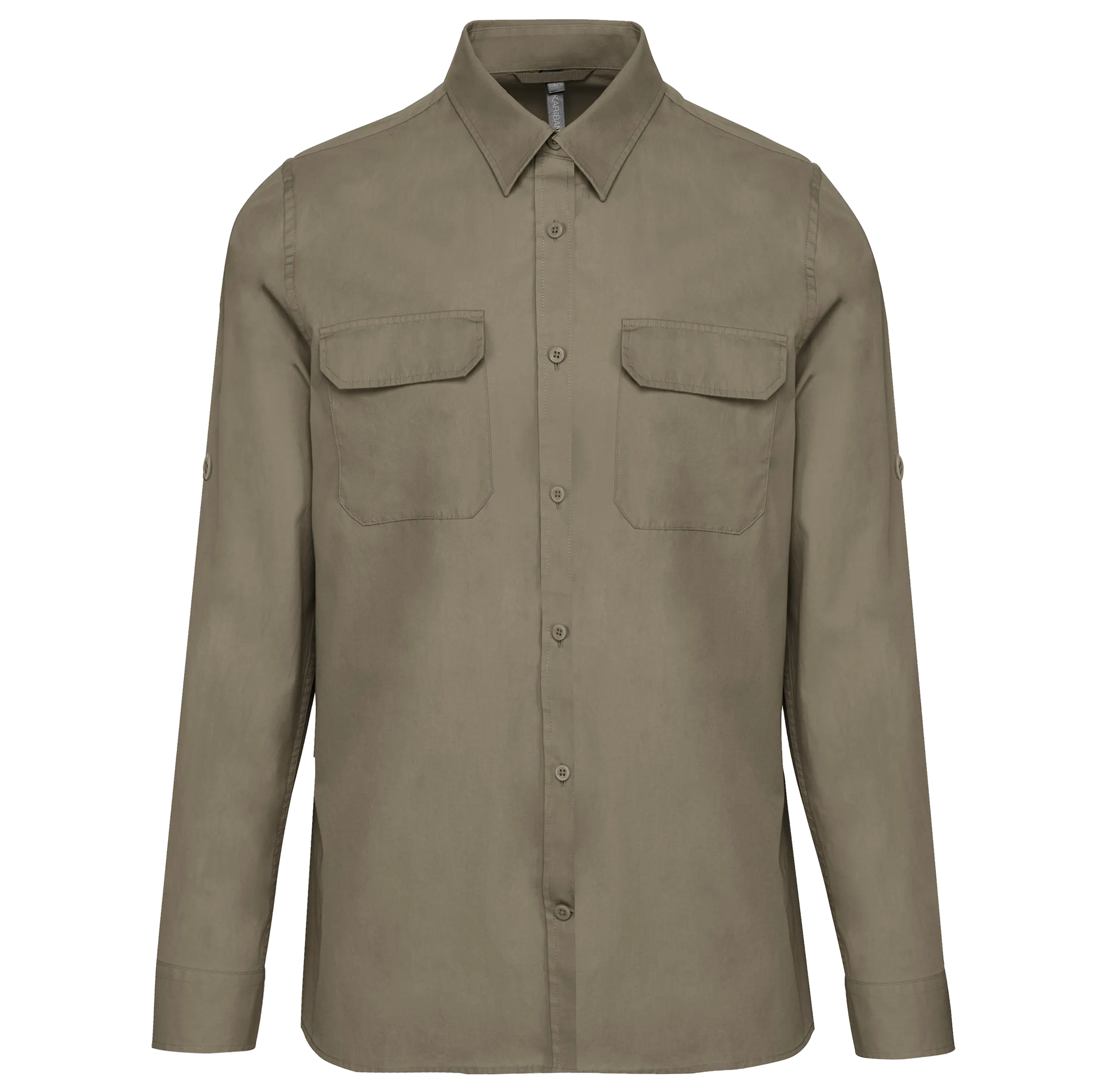 Camisa Safari manga larga hombre