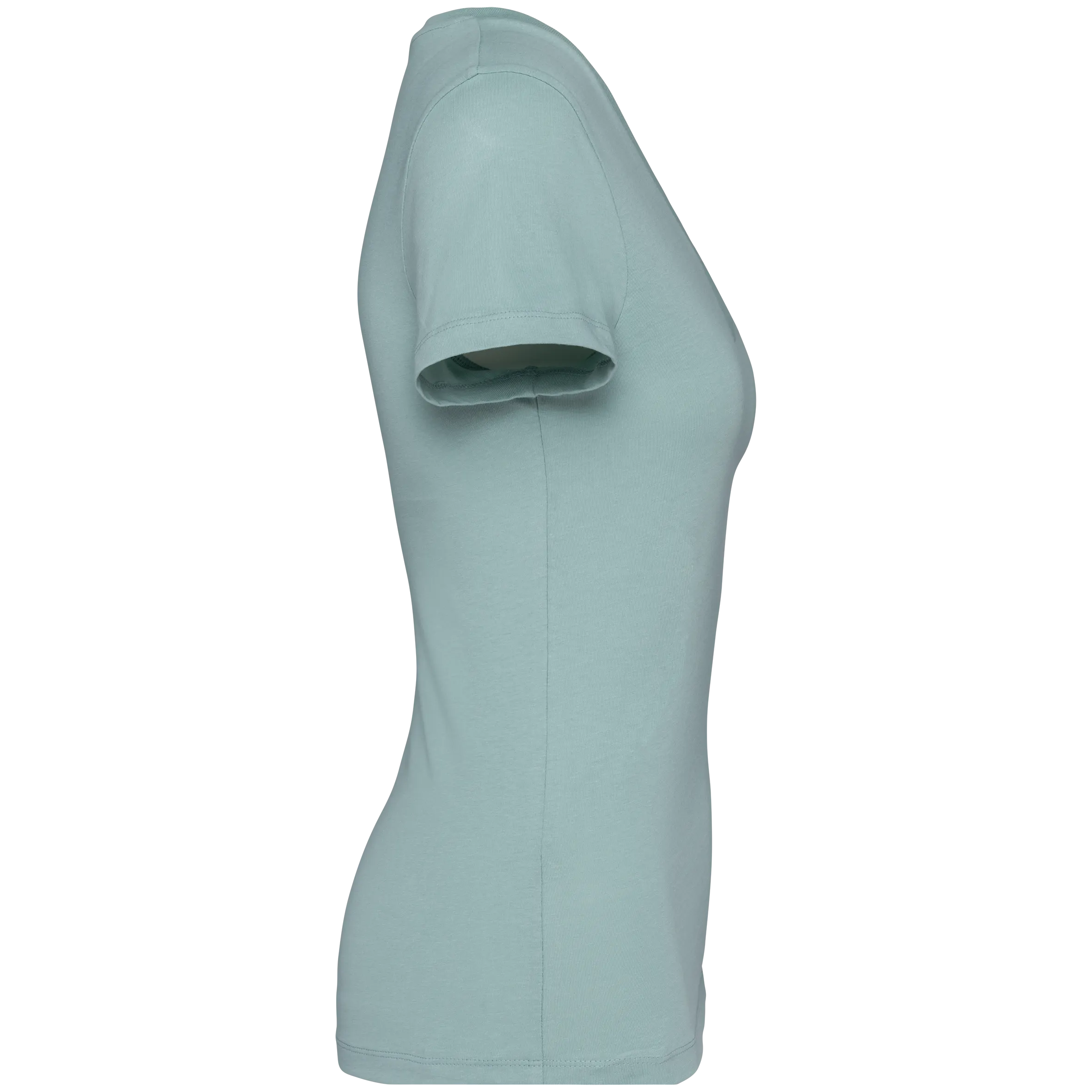 Camiseta ecorresponsable cuello de pico mujer