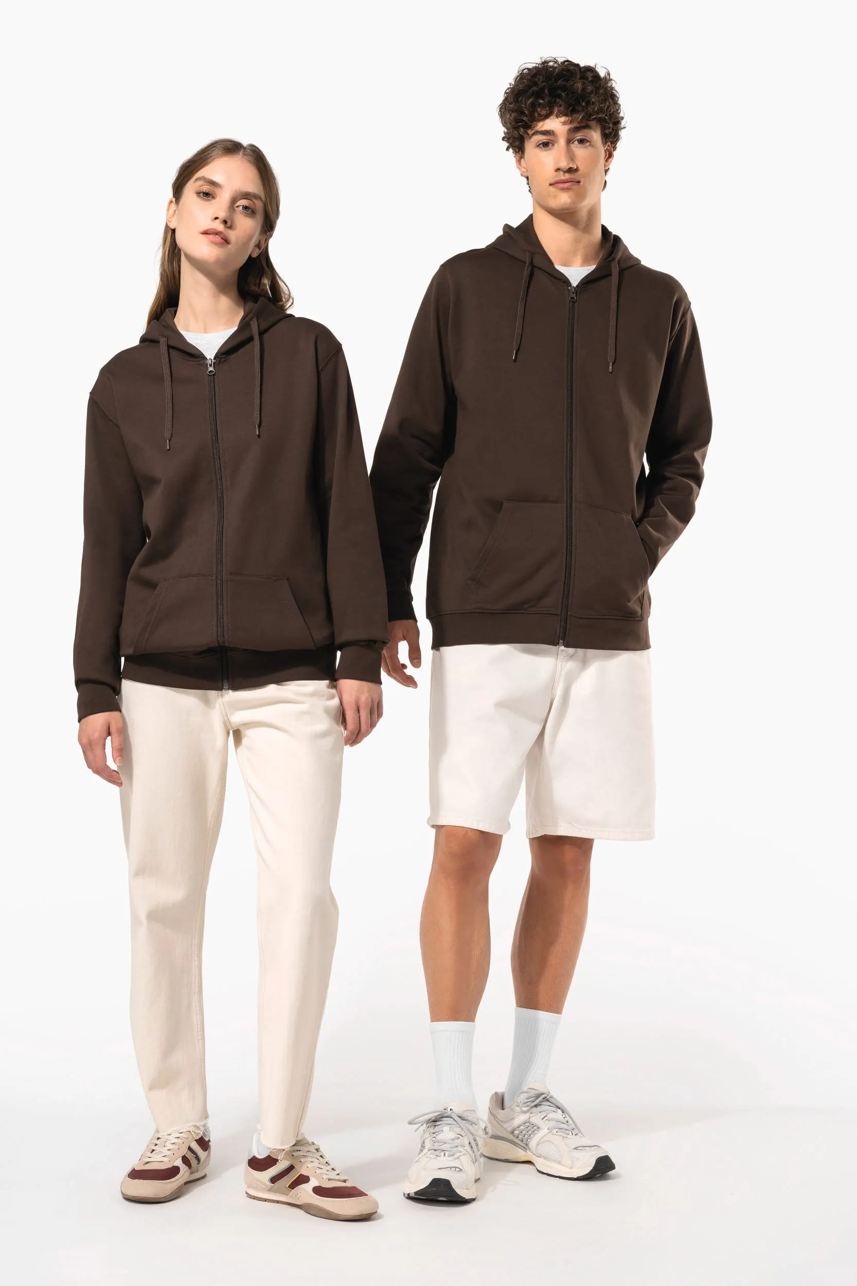 Sudadera capucha y cremallera unisex