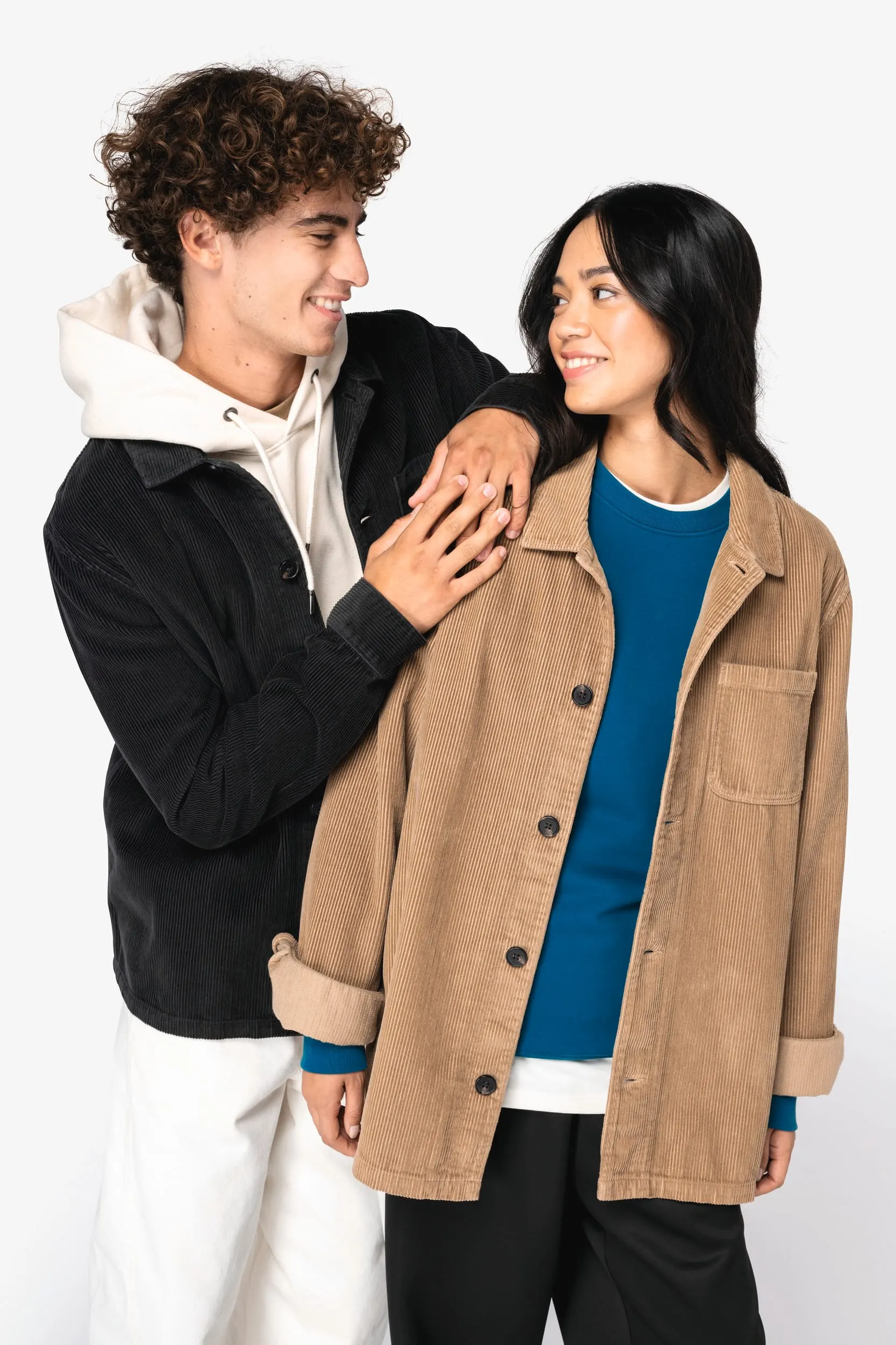 Chaqueta ecorresponsable de pana hombre