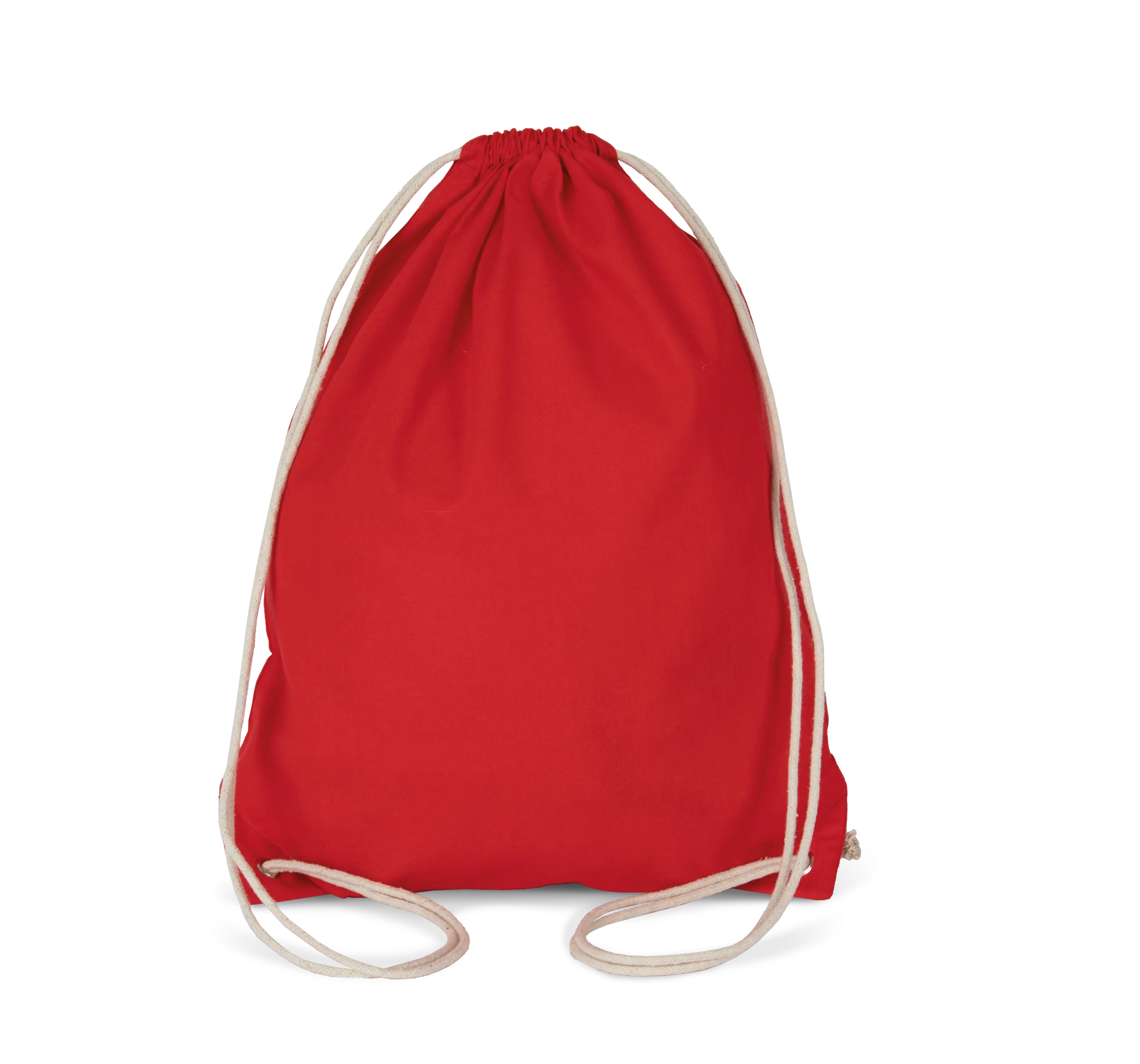 Mochila de algodón con cordones