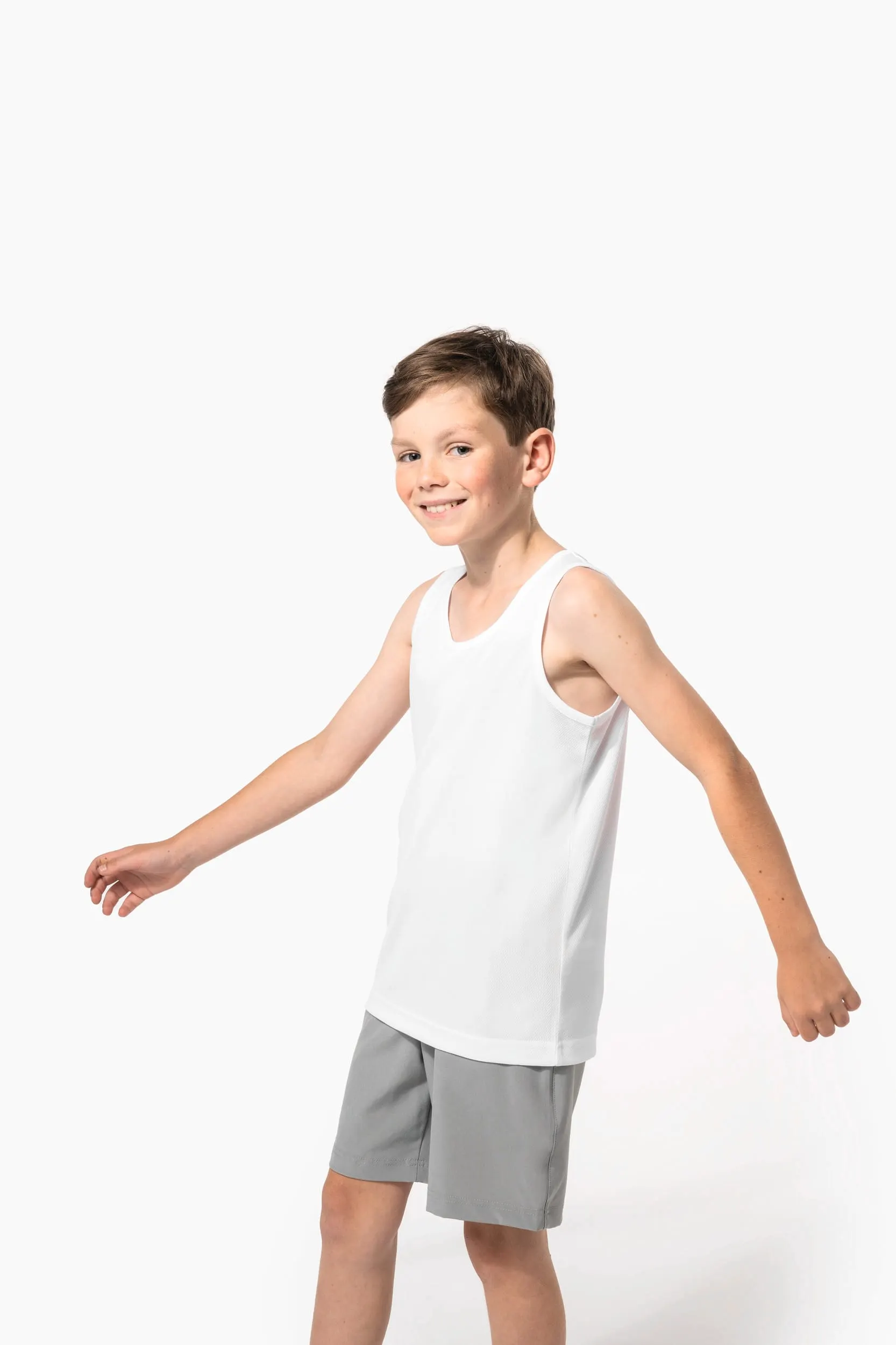 Camiseta de tirantes deportiva infantil<br/>