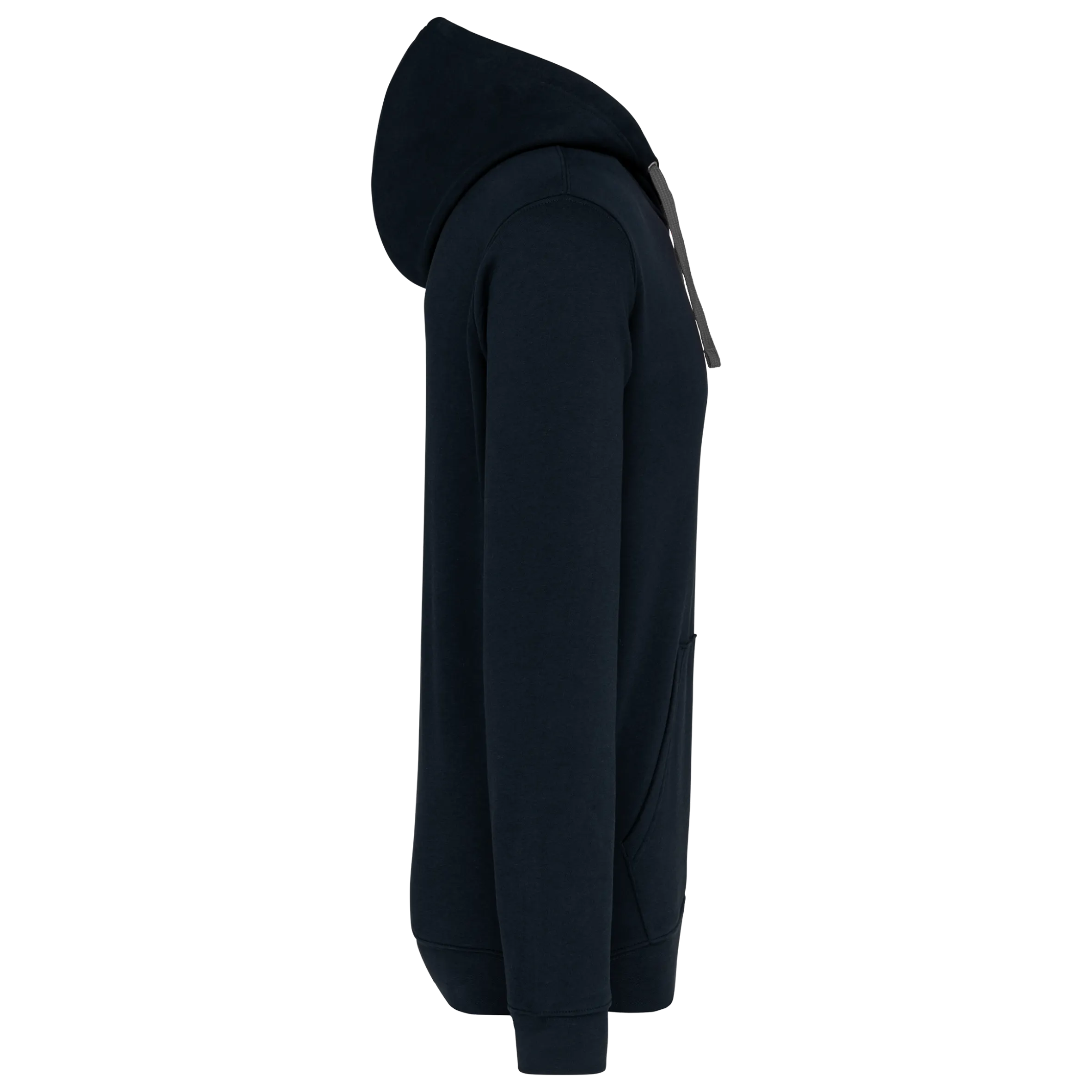 Sudadera capucha contrastada hombre