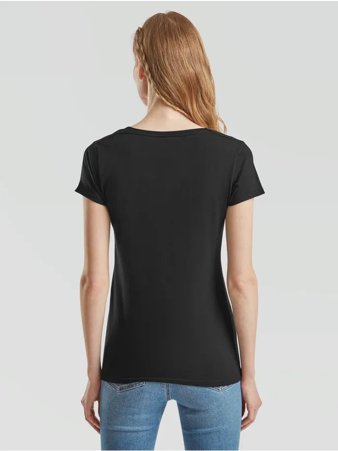 CAMISETA FRUIT OF THE LOOM LADIES ICONIC 150 V-NECK T
