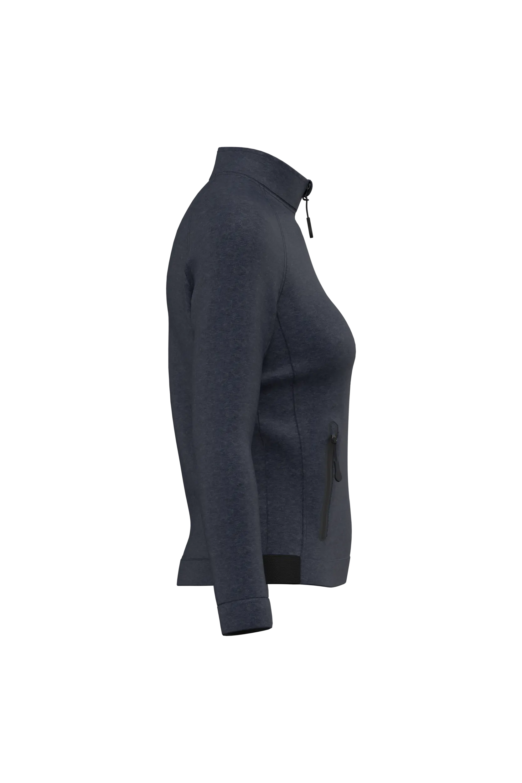 Chaqueta cuello alto mujer