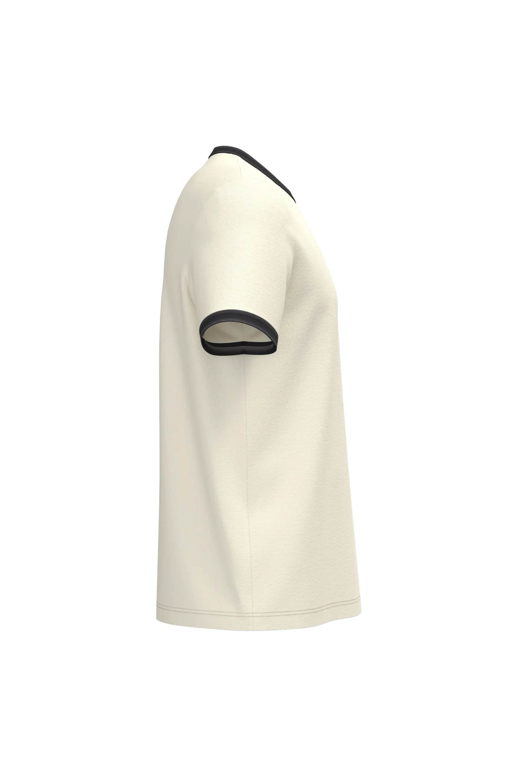 Camiseta ringer ecorresponsable con ribetes contrastados efecto lavado hombre