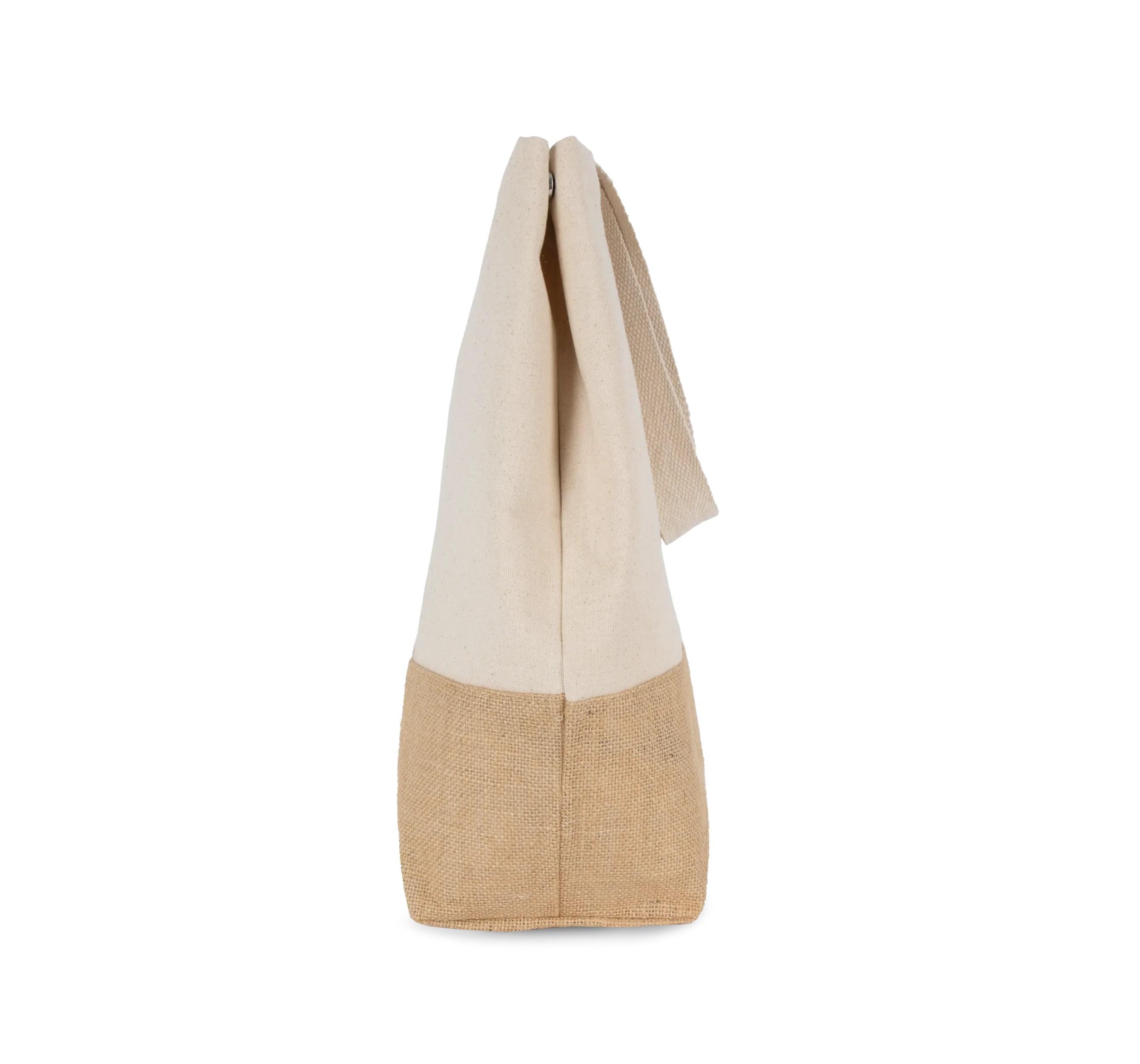Bolsa shopper de yute & algodón canvas
