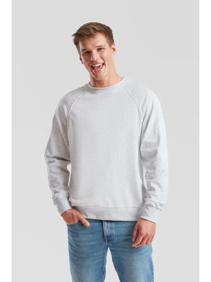 SUDADERA FRUIT OF THE LOOM LIGHTWEIGHT RAGLAN SWEAT