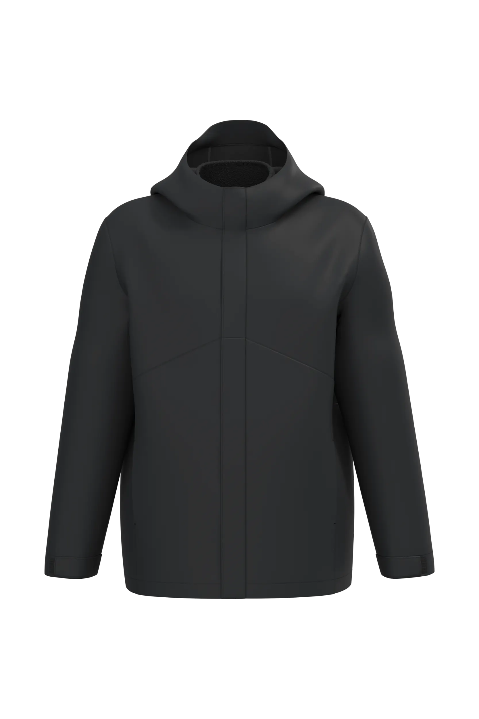 Parka 3 en 1 impermeable con capucha bicolor unisex