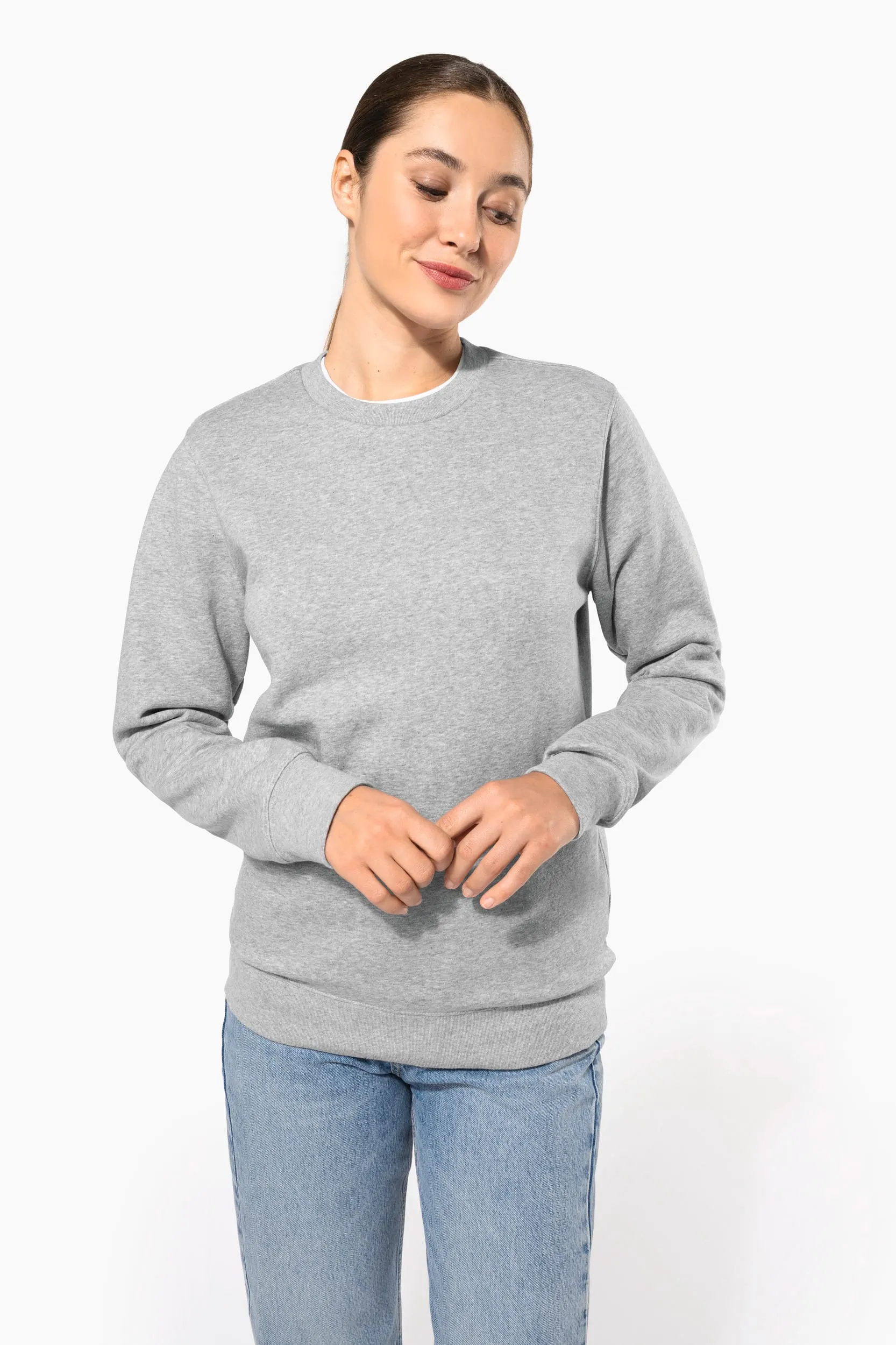 Sudadera cuello redondo 80/20 unisex