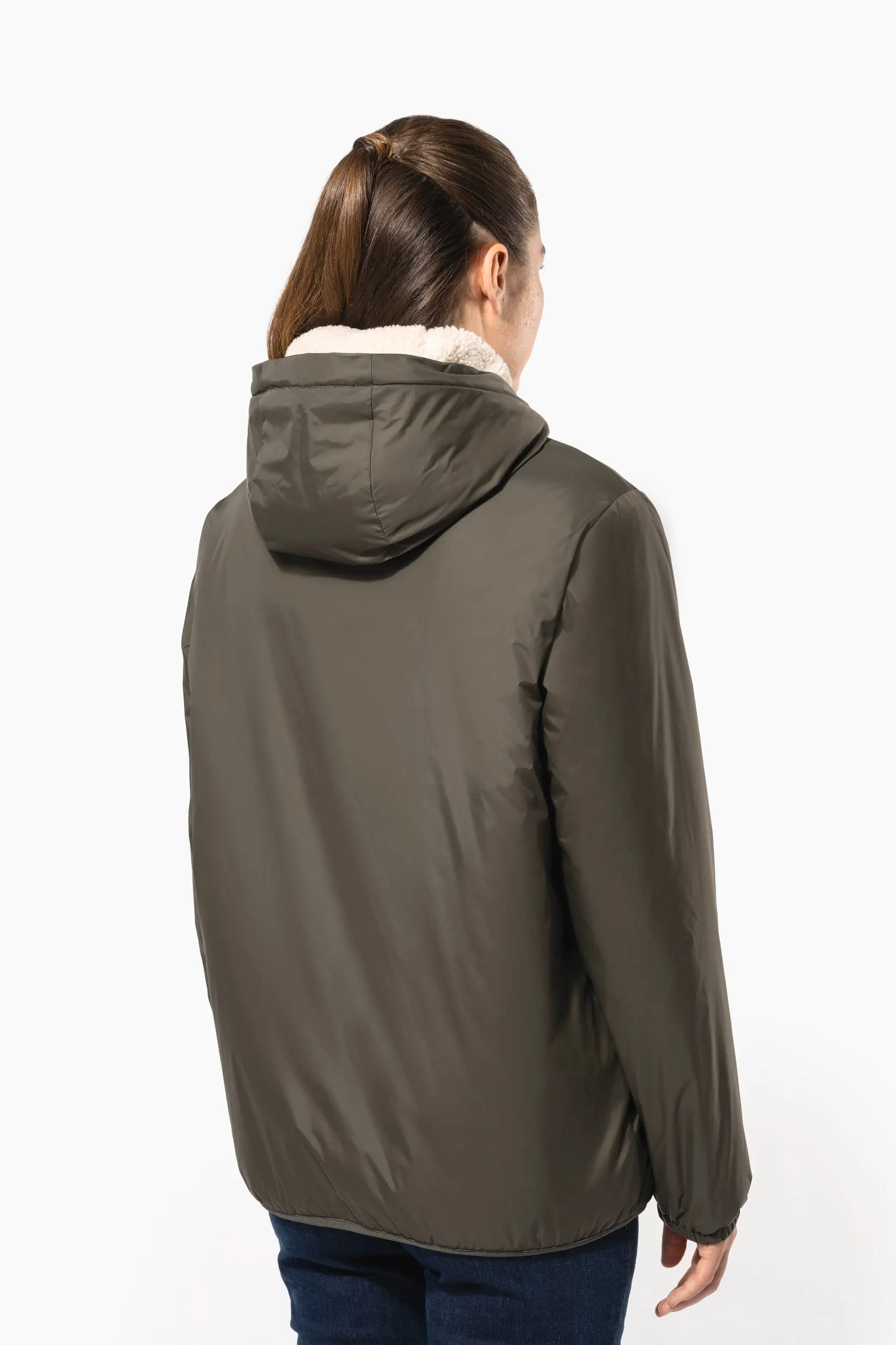 Chaqueta con forro de sherpa unisex
