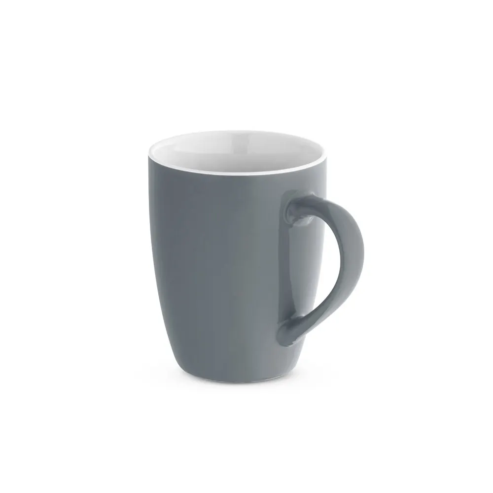 CINANDER. Taza de cerámica con acabado brillante, 370 ml