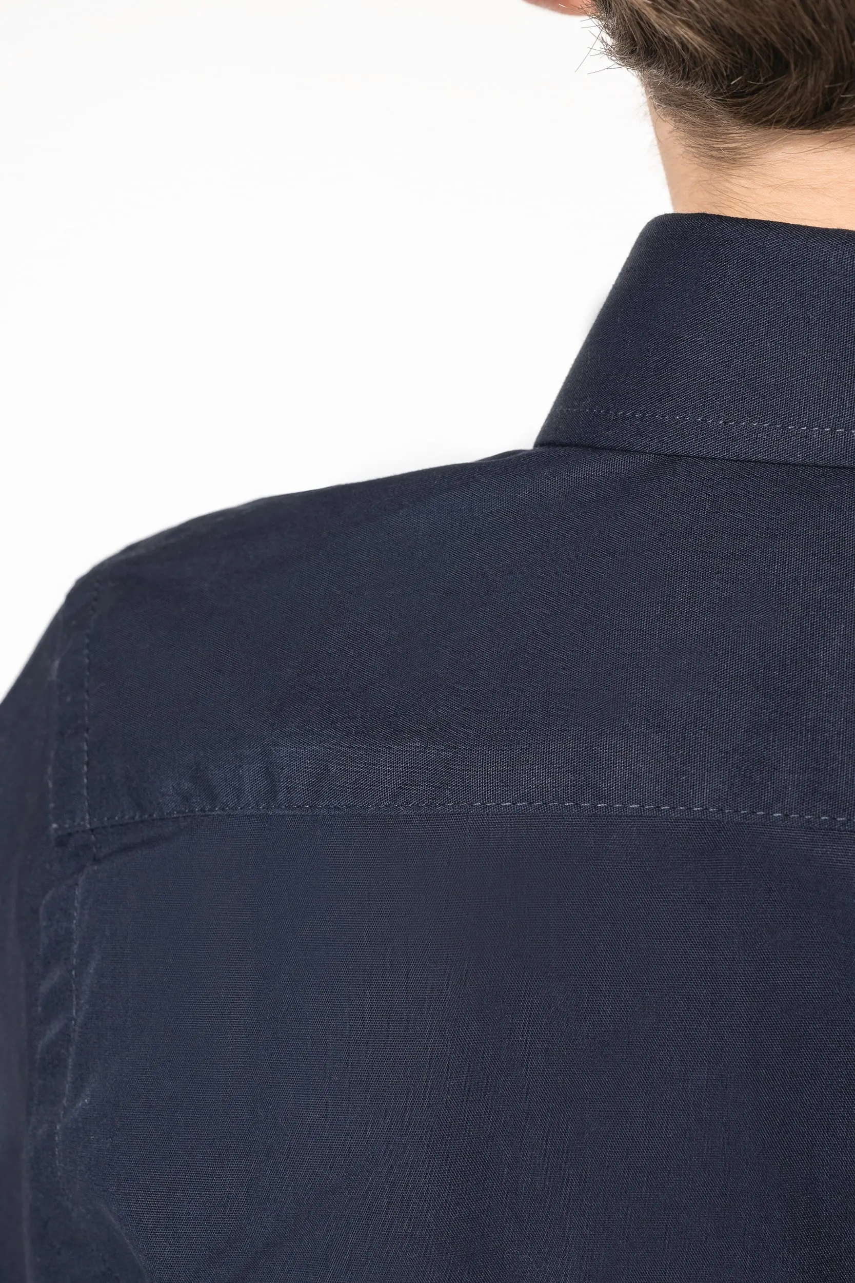 Camisa popelina manga corta niños