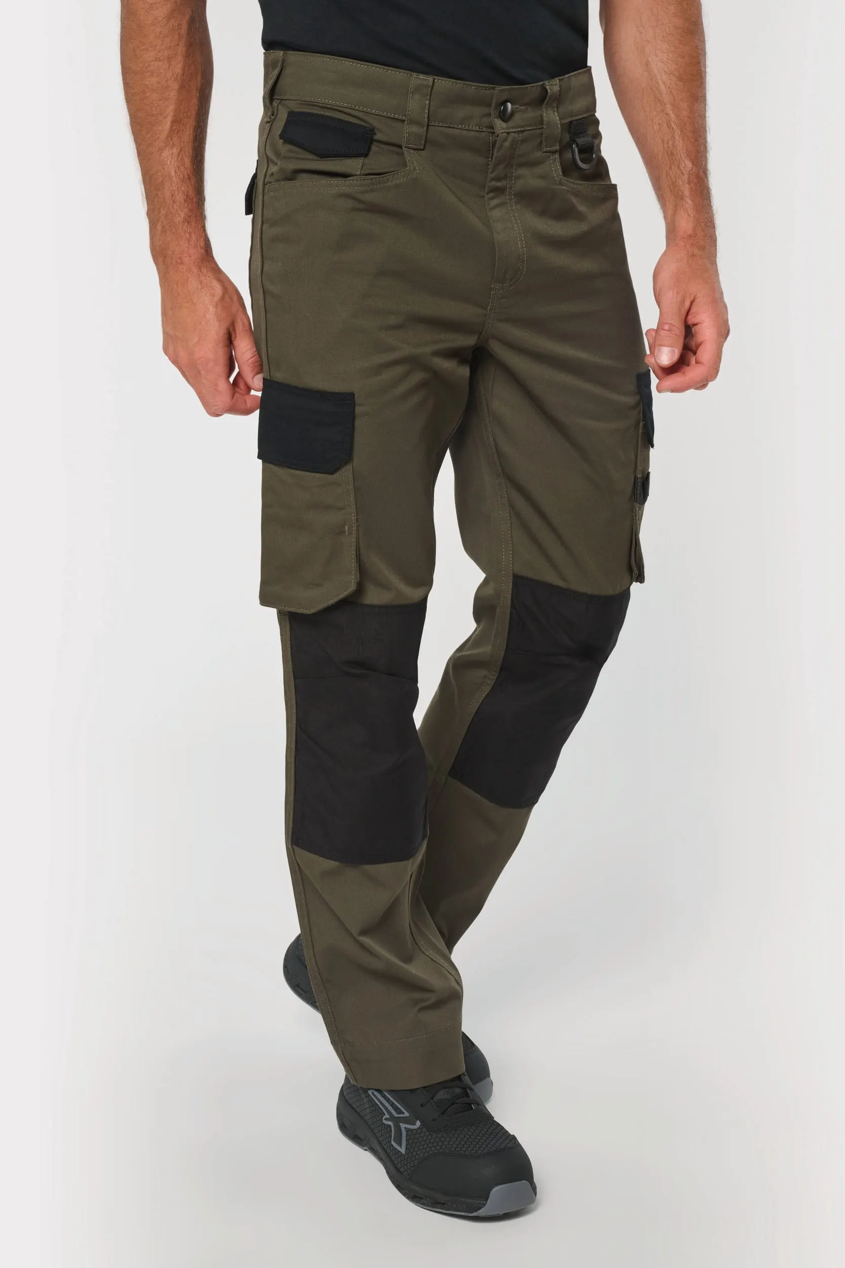 Pantalón de trabajo bicolor hombre