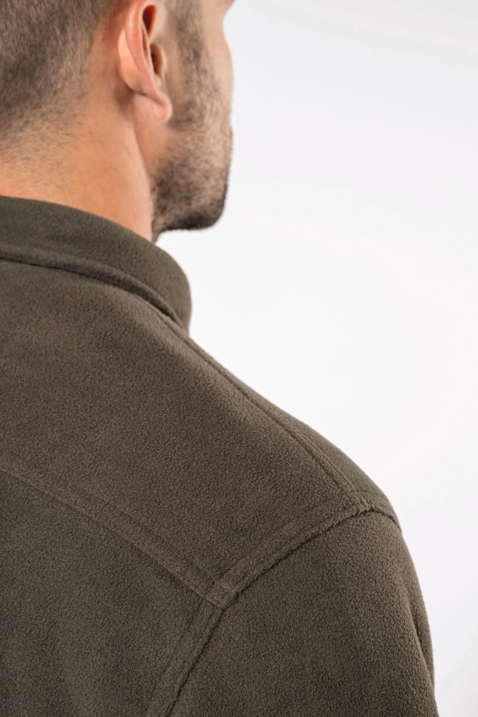 Sobrecamisa polar con forro de sherpa