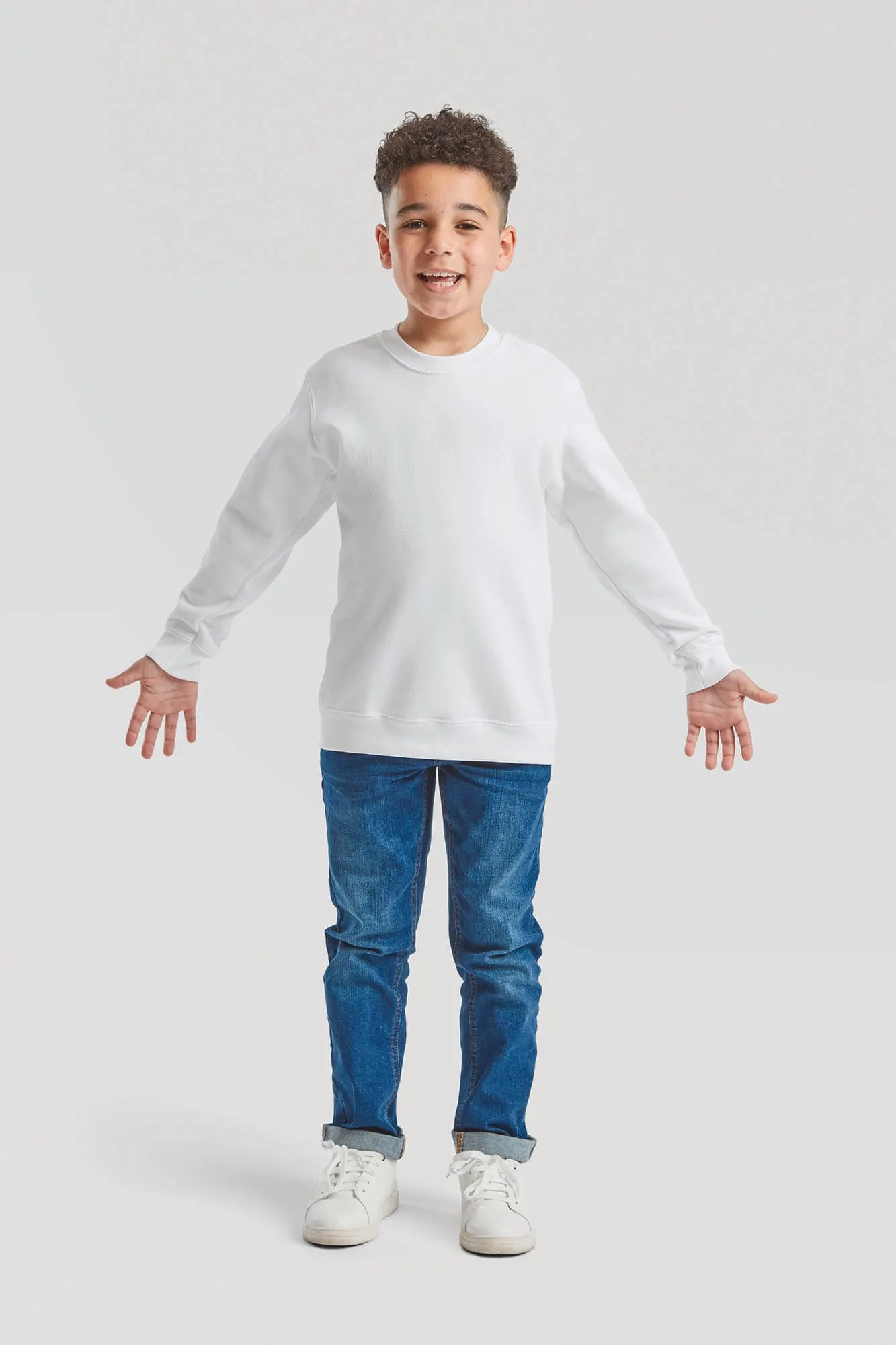 Sudadera Classic cuello redondo niños (62-041-0)