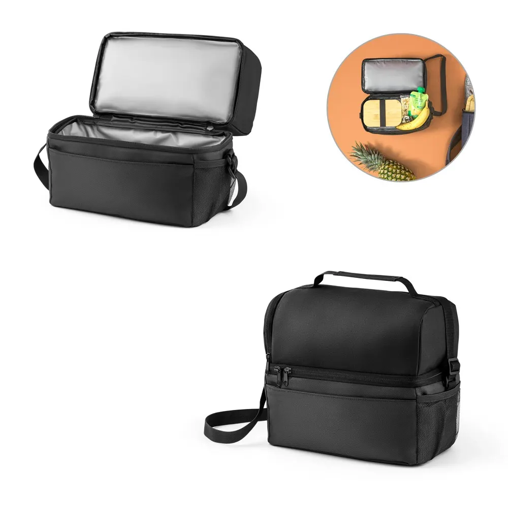 ZIPPERS COOLER. Mochila térmica 8'5 L en 300D y 840D Jacquard