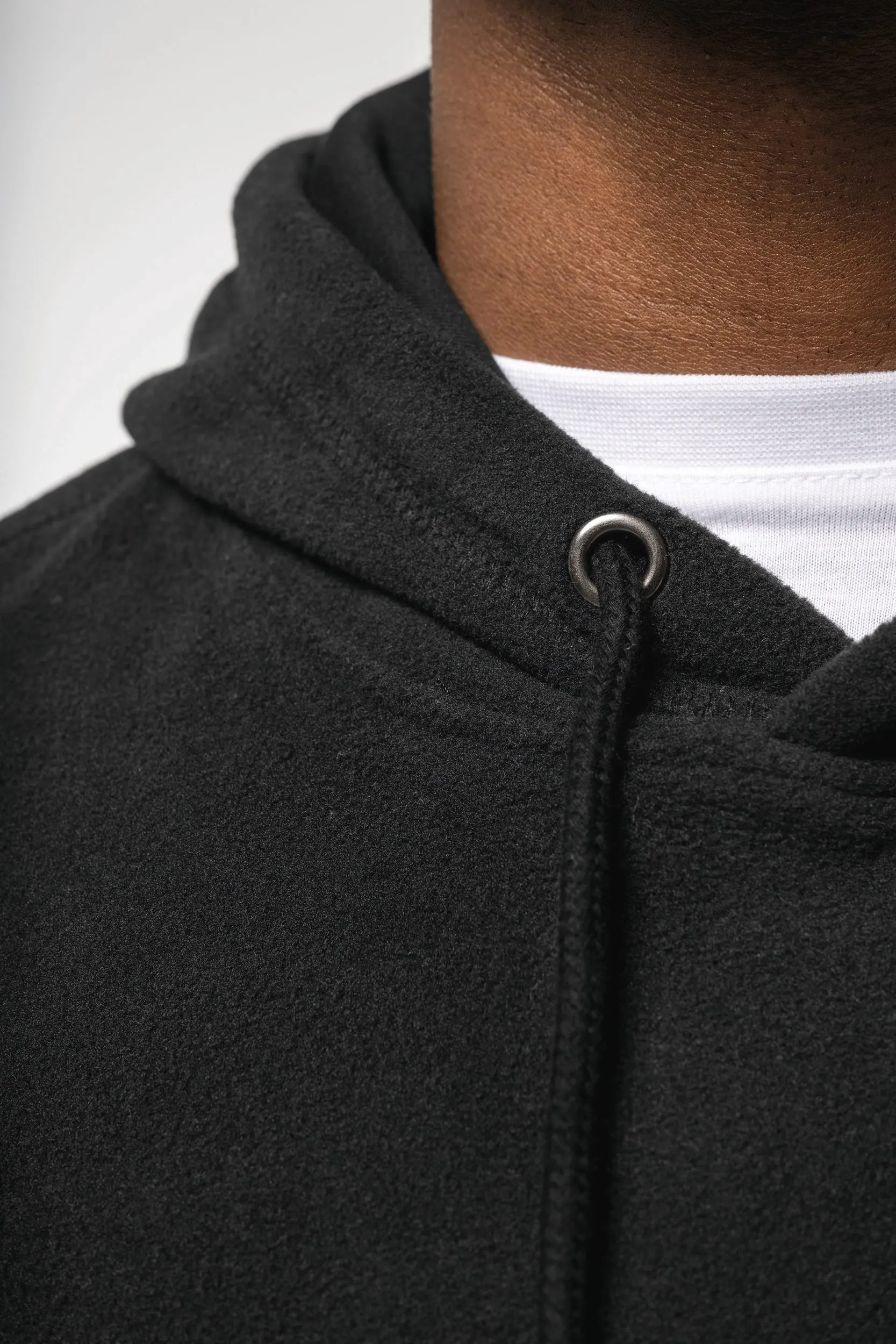 Sudadera oversize con capucha - micropolar reciclado - Unisex