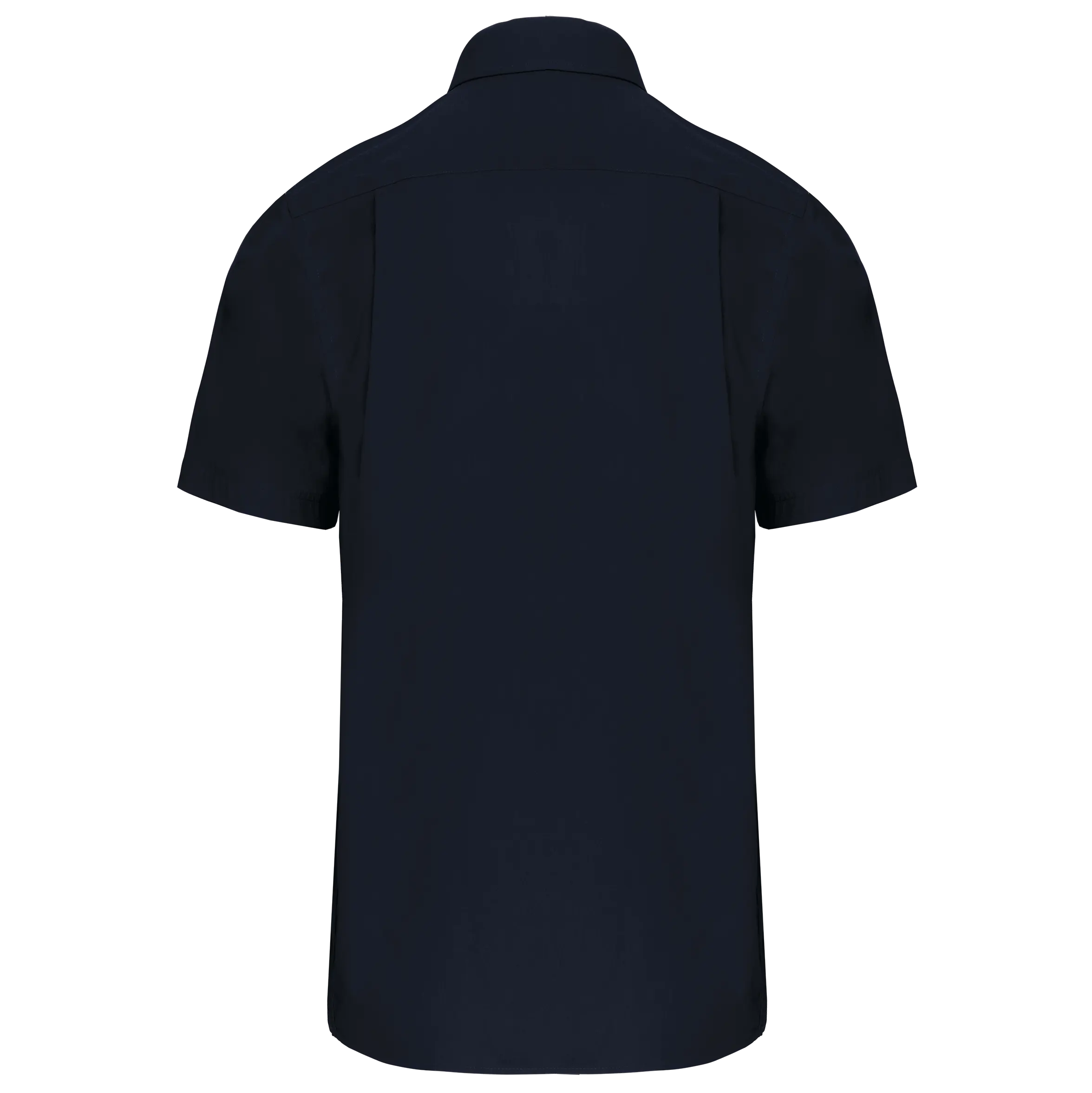 Camisa popelina manga corta hombre