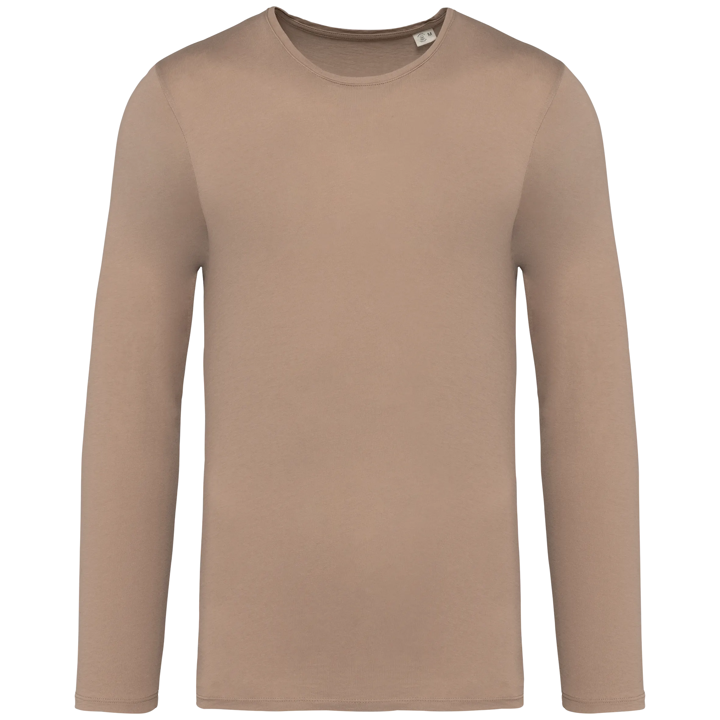 Camiseta ecorresponsable efecto lavado de manga larga unisex