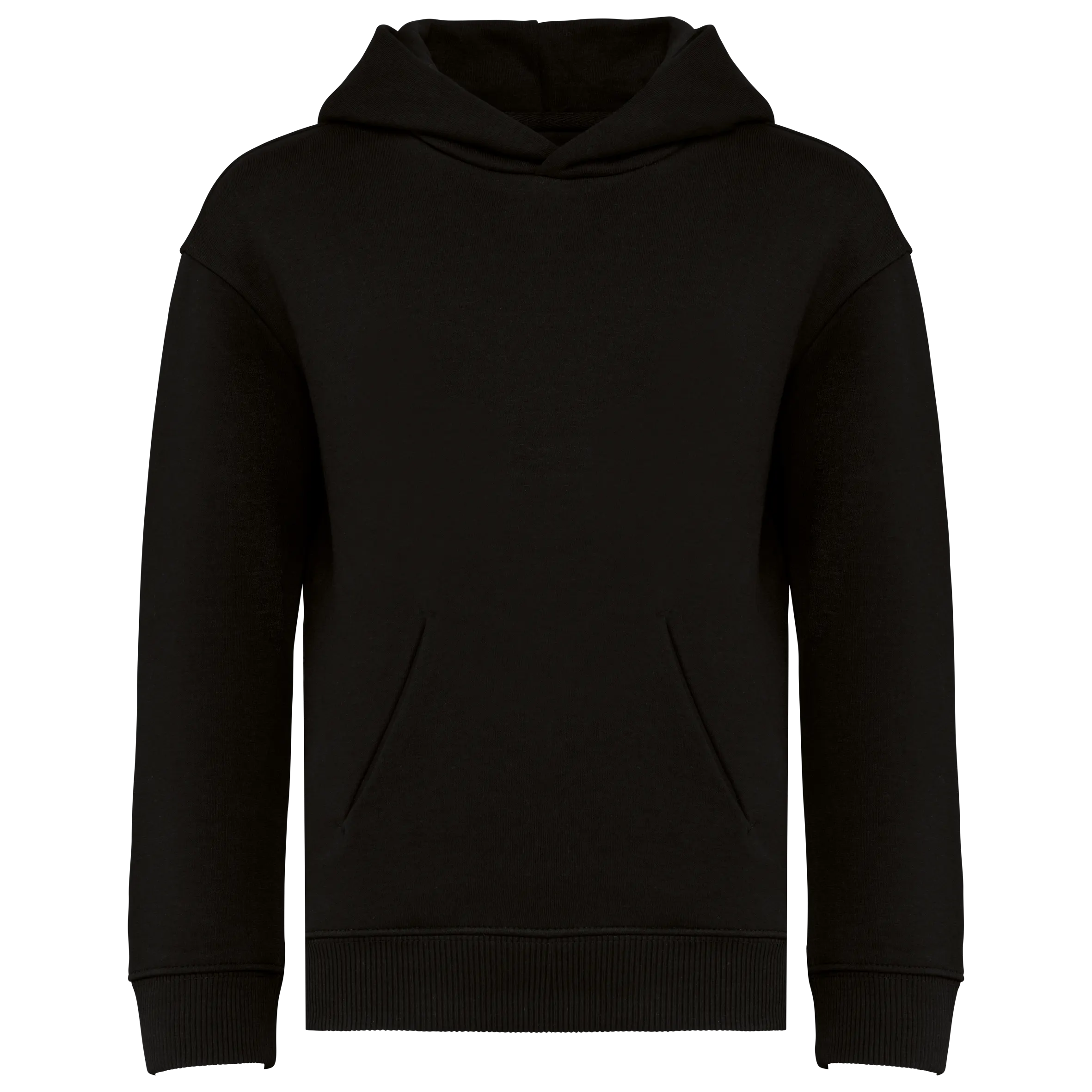 Sudadera ecorresponsable con capucha oversize infantil