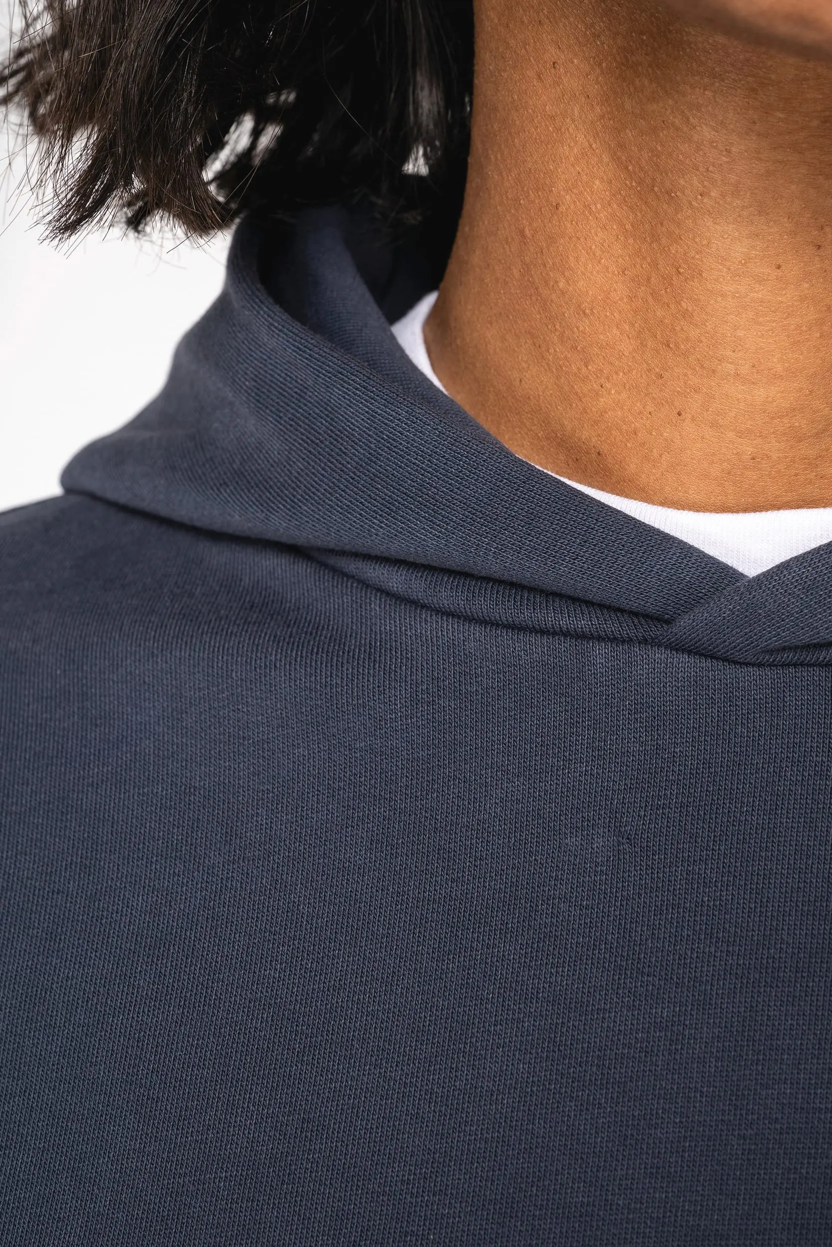 Sudadera ecorresponsable con capucha efecto lavado oversize unisex