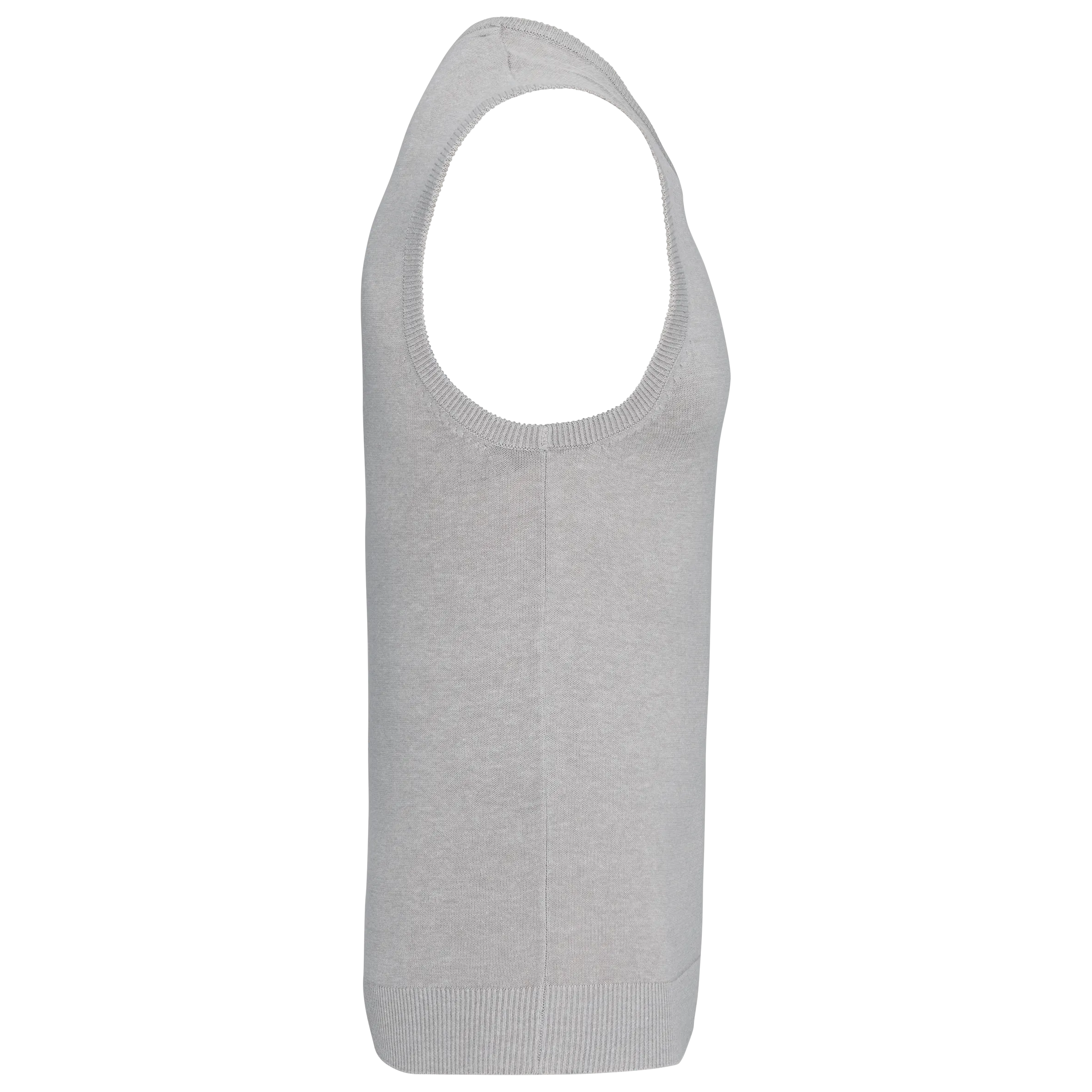 Jersey cuello de pico sin mangas