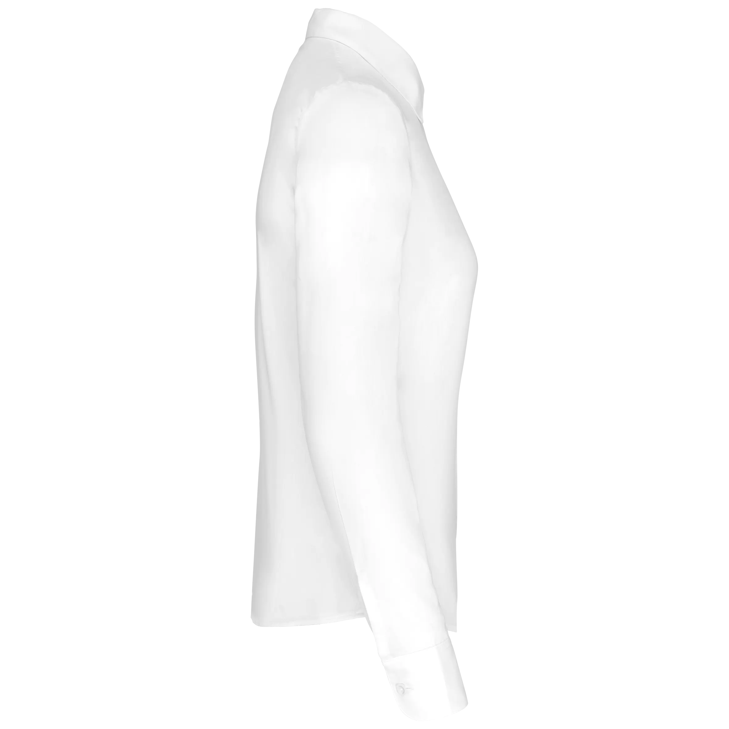 Camisa popelina de polialgodón manga larga mujer