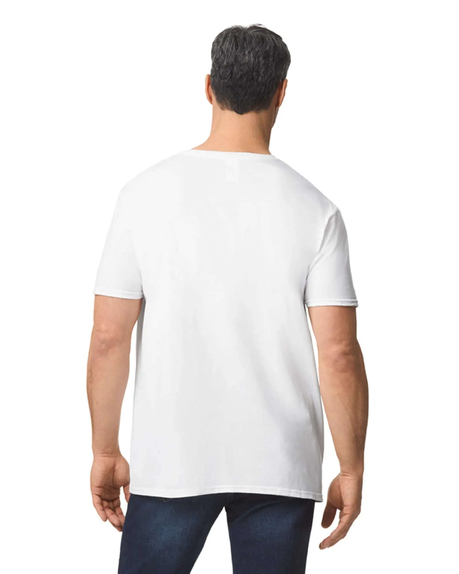 Camiseta SoftStyle cuello de pico hombre
