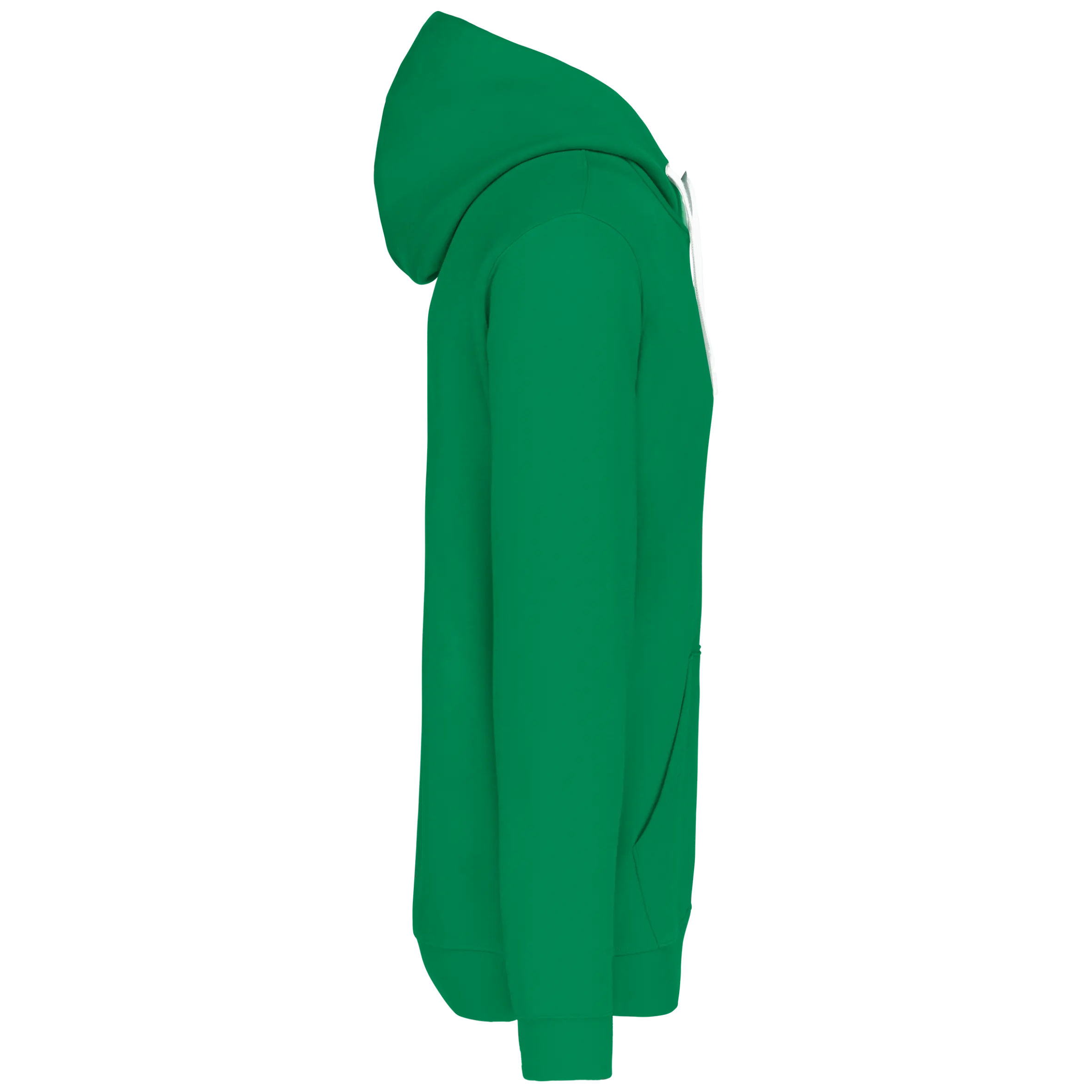 Sudadera capucha contrastada hombre