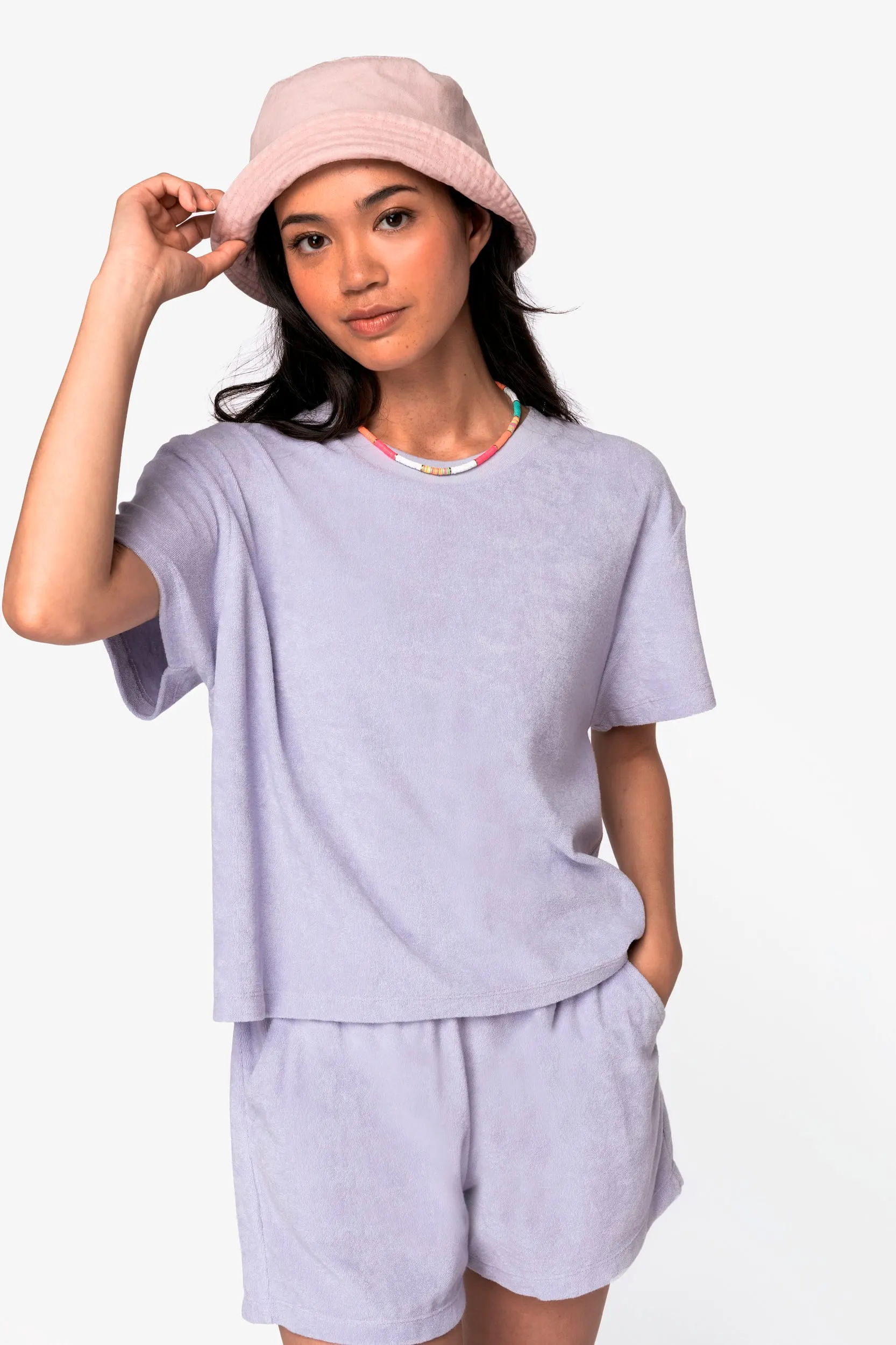 Short ecorresponsable de rizo mujer