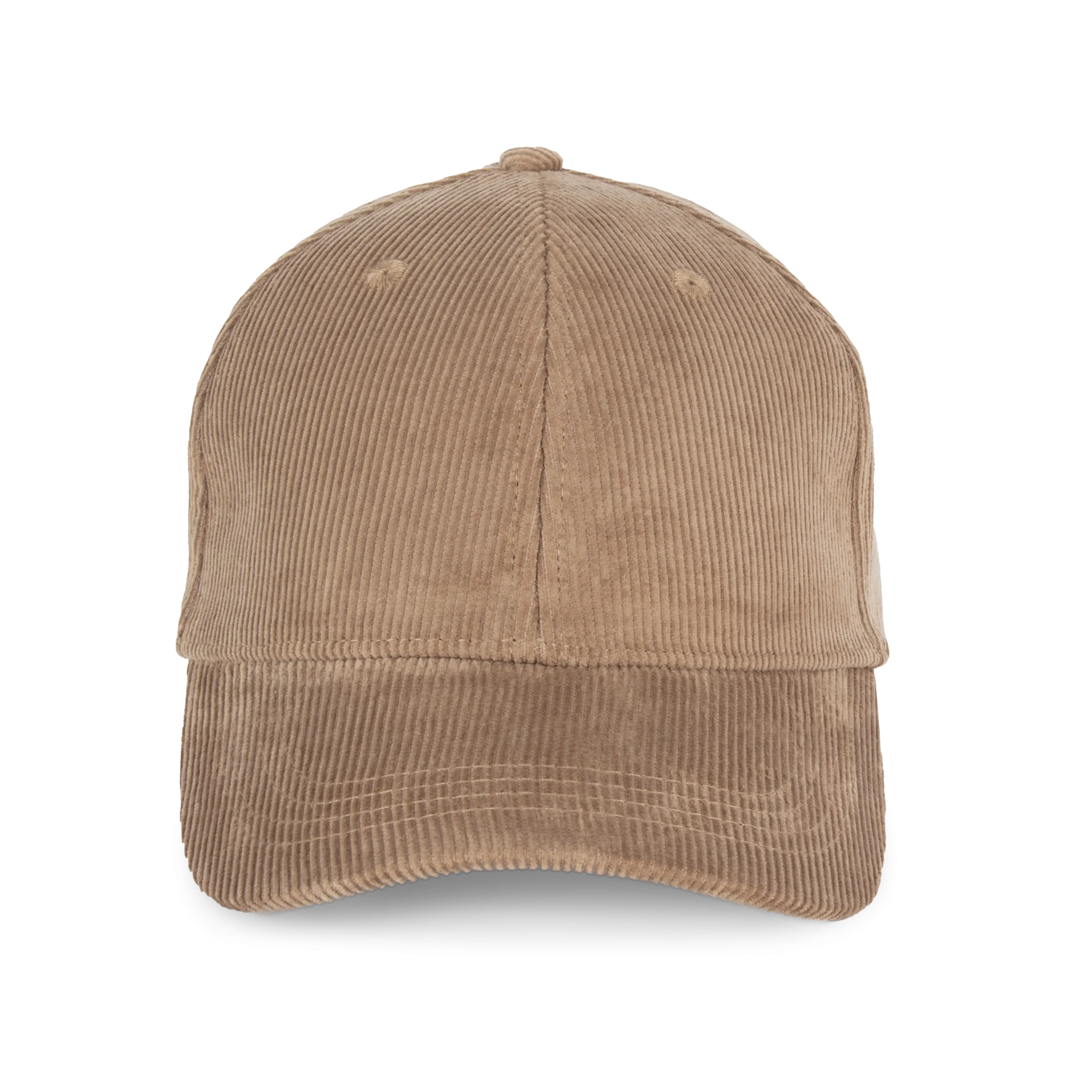 Gorra de pana ecorresponsable 6 paneles unisex