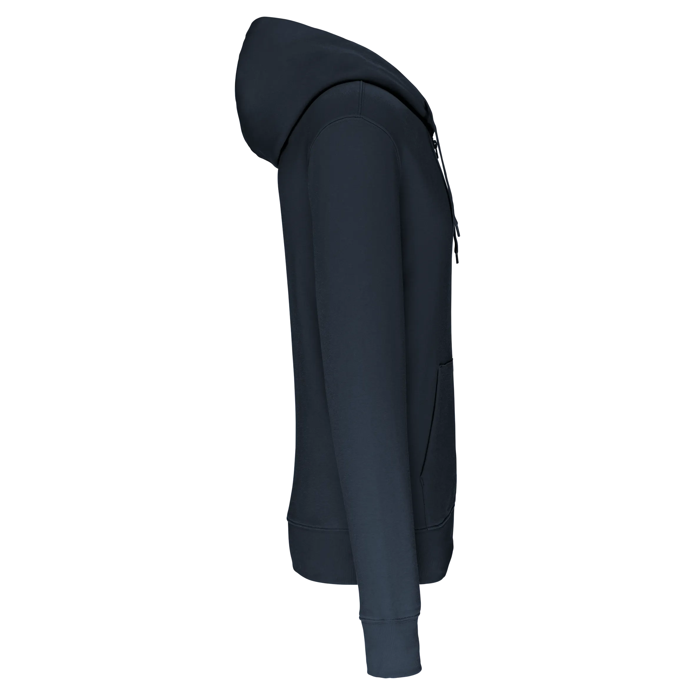 Sudadera con capucha y cremallera ecorresponsable hombre